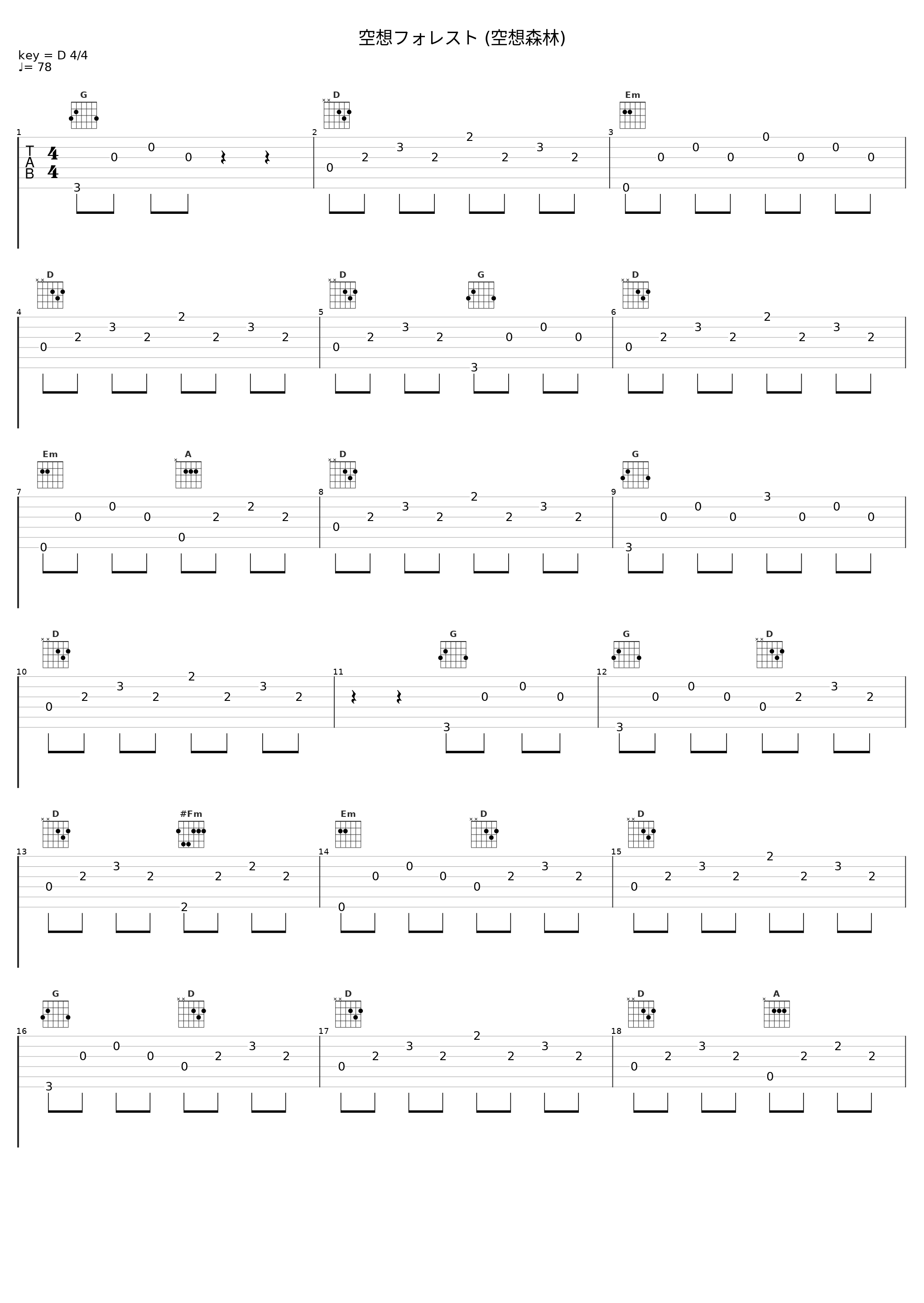 空想フォレスト (空想森林)_伊東歌詞太郎_1