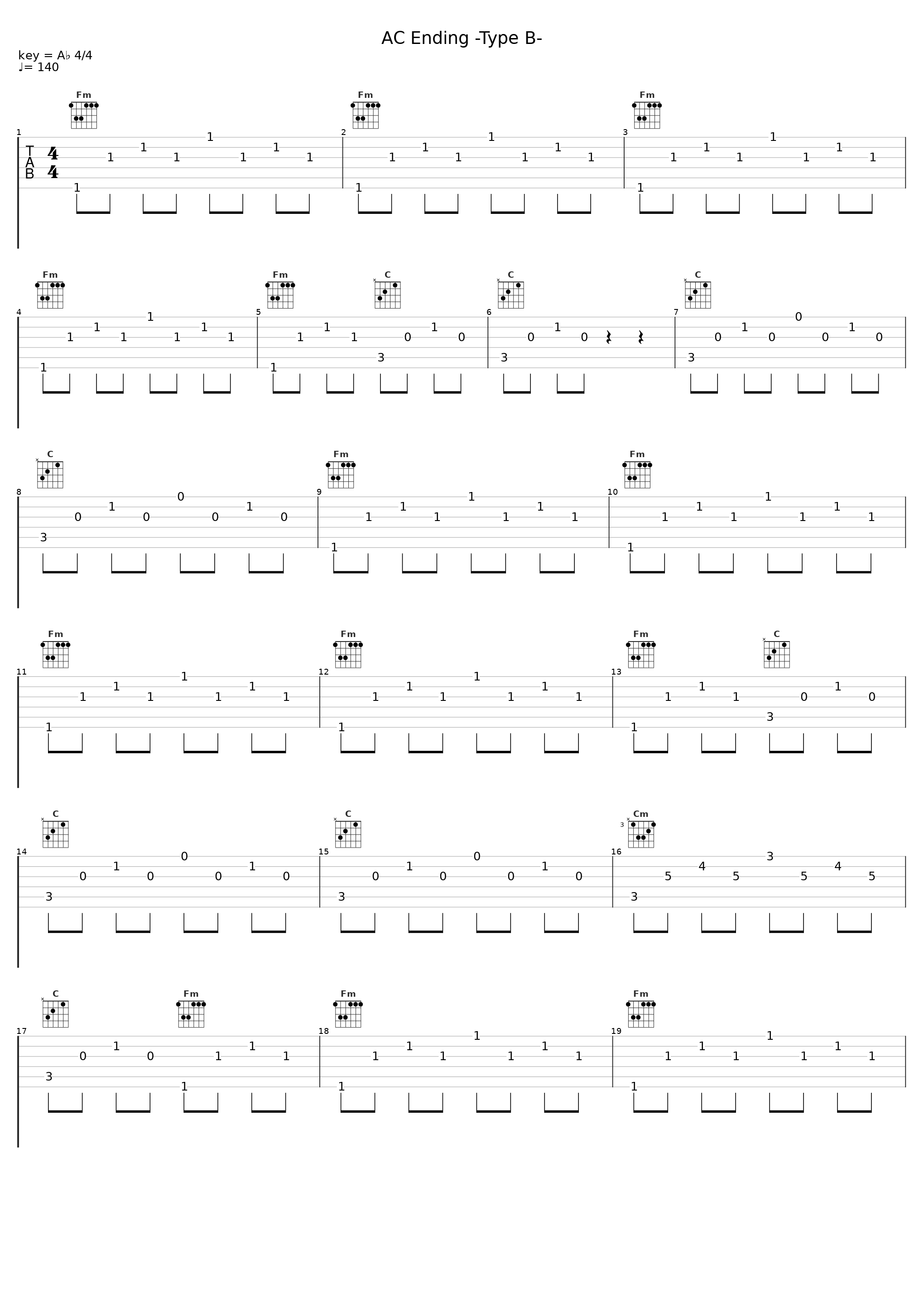 AC Ending -Type B-_深澤秀行_1