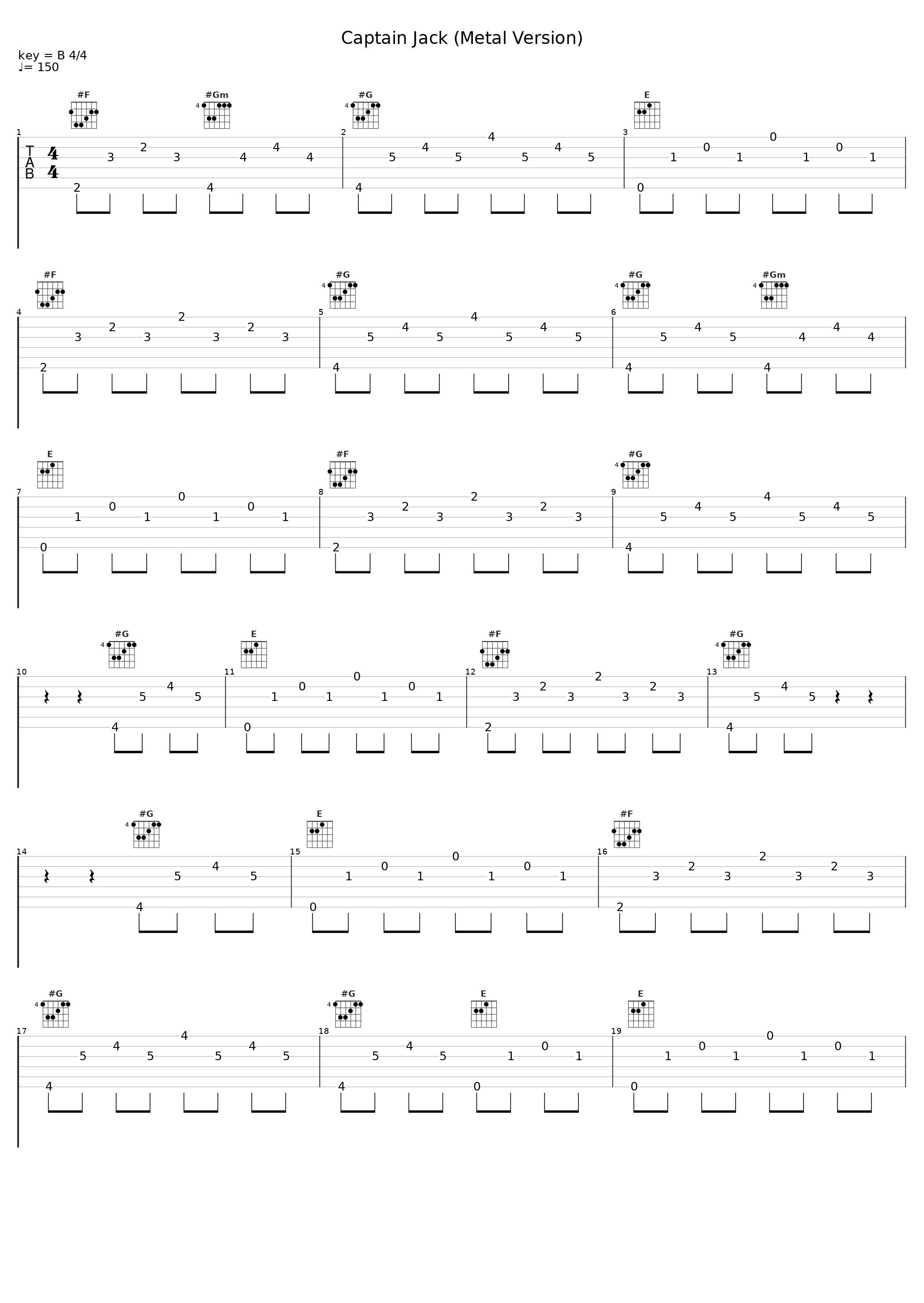 Captain Jack (Metal Version)_UMC,Anna-Lena Breunig,Matthias Schneck_1