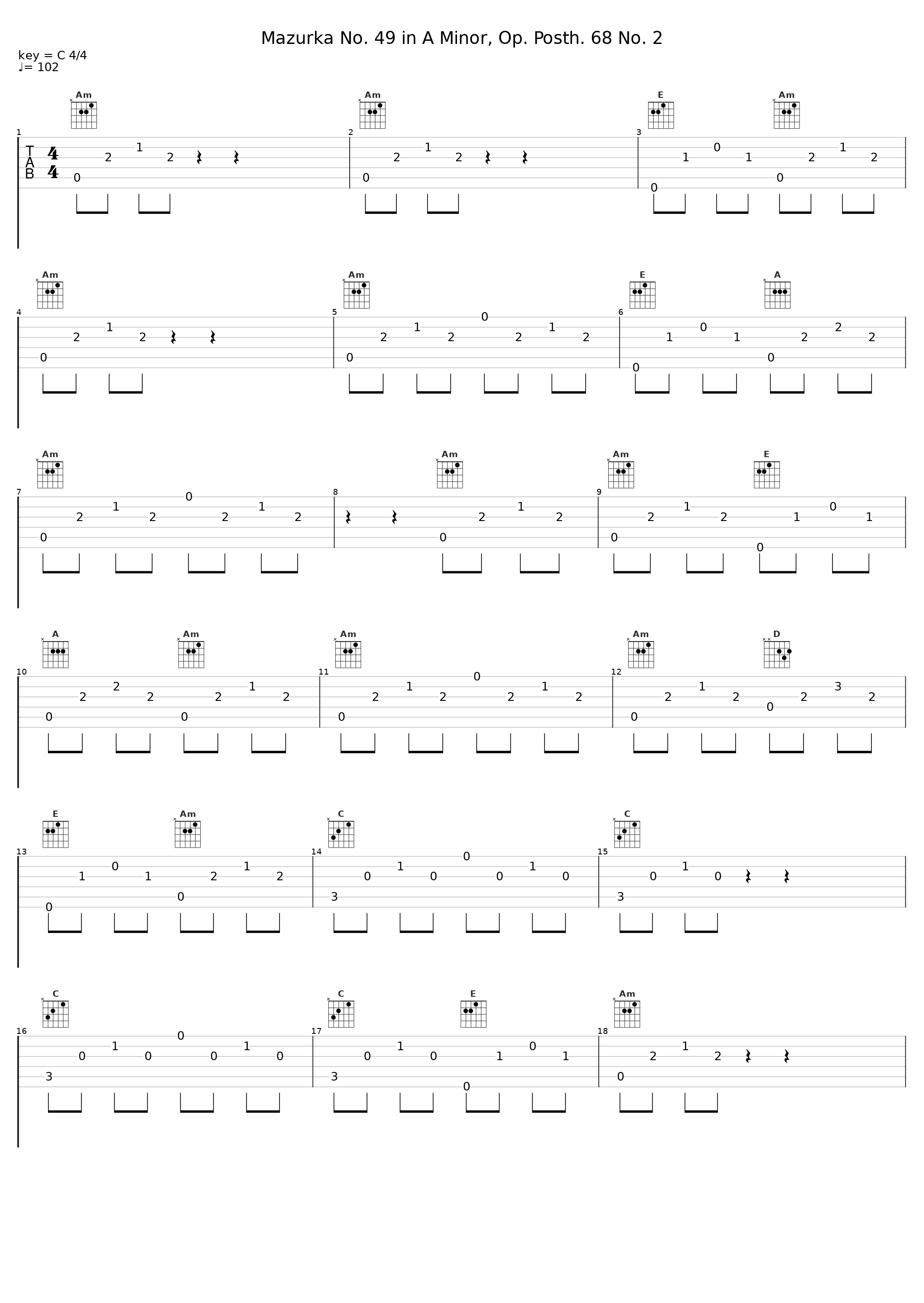 Mazurka No. 49 in A Minor, Op. Posth. 68 No. 2_Halina Czerny-Stefanska_1