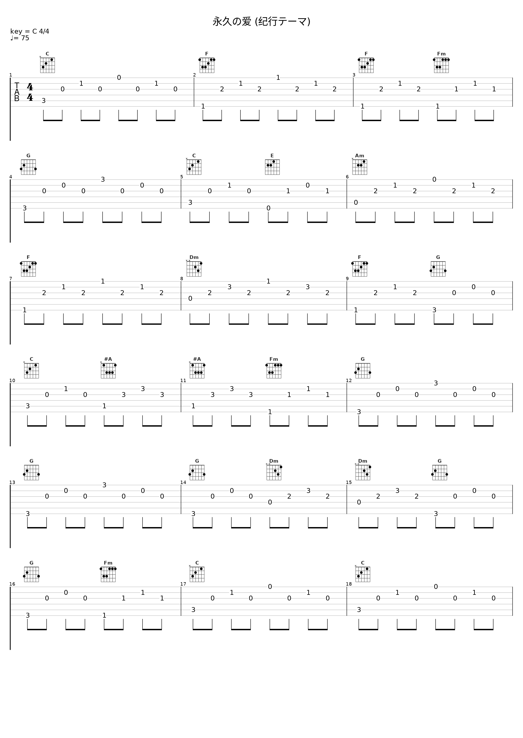 永久の爱 (纪行テーマ)_渡辺俊幸_1