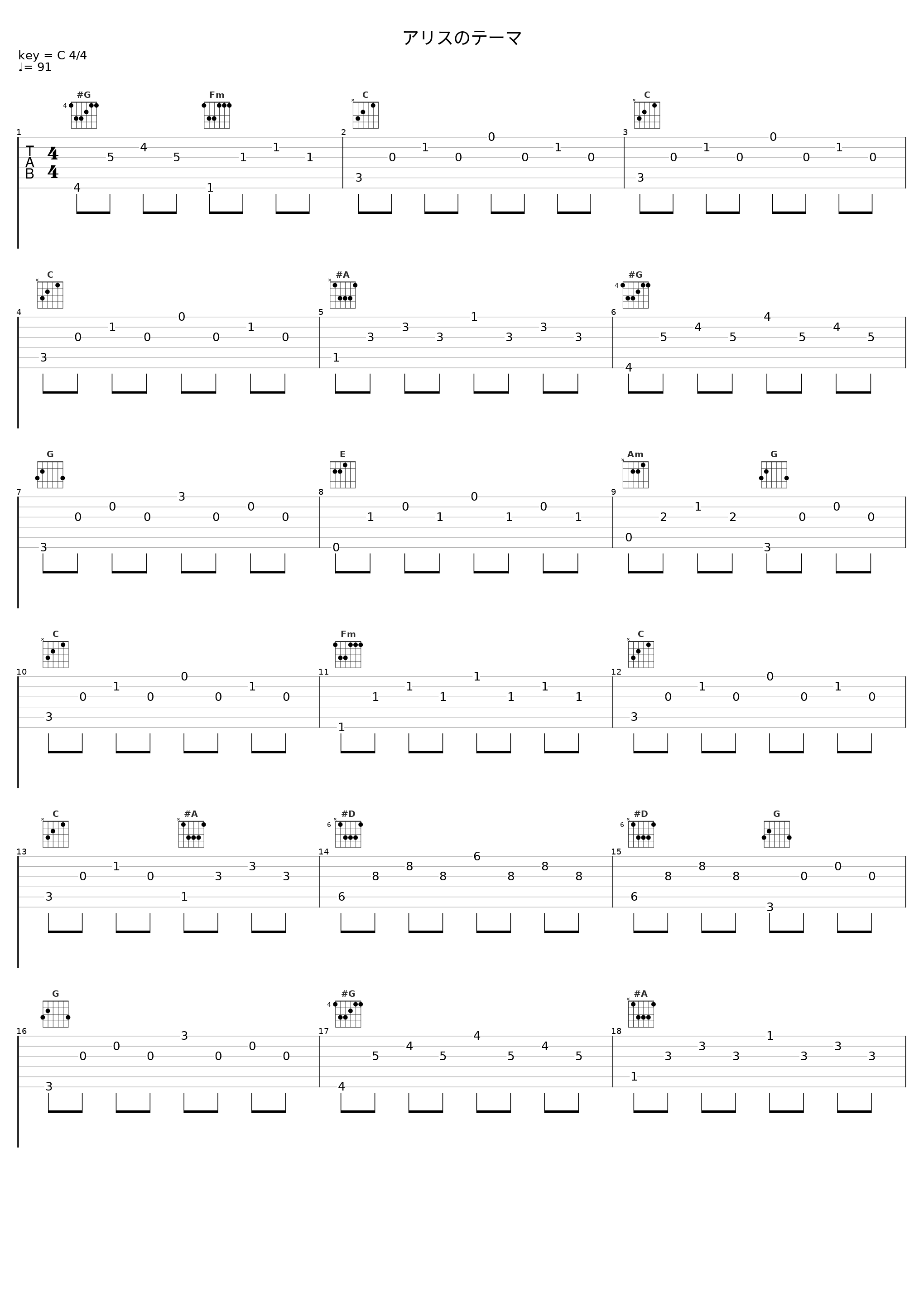 アリスのテーマ_渡辺剛_1