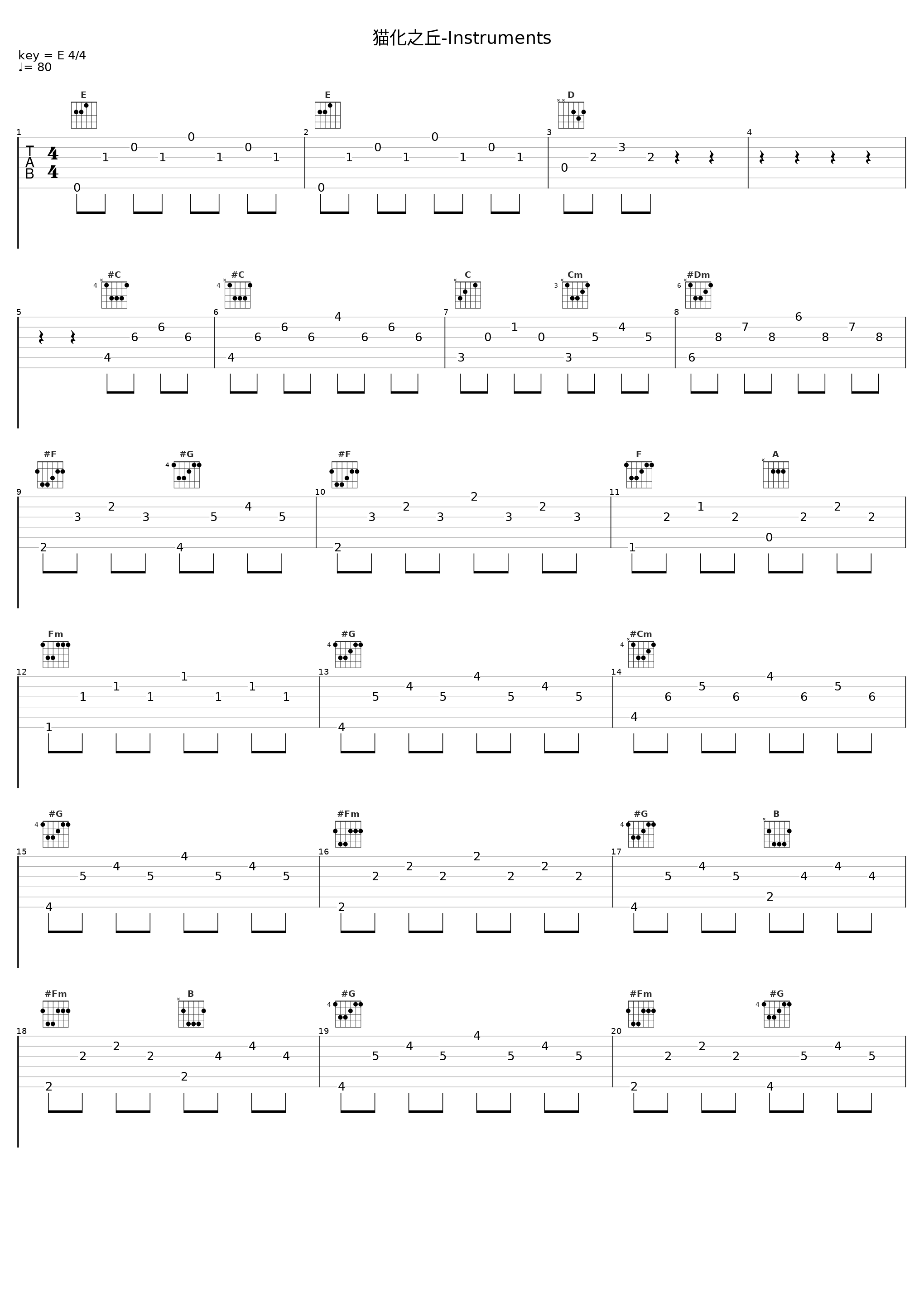 猫化之丘-Instruments_闫东炜_1