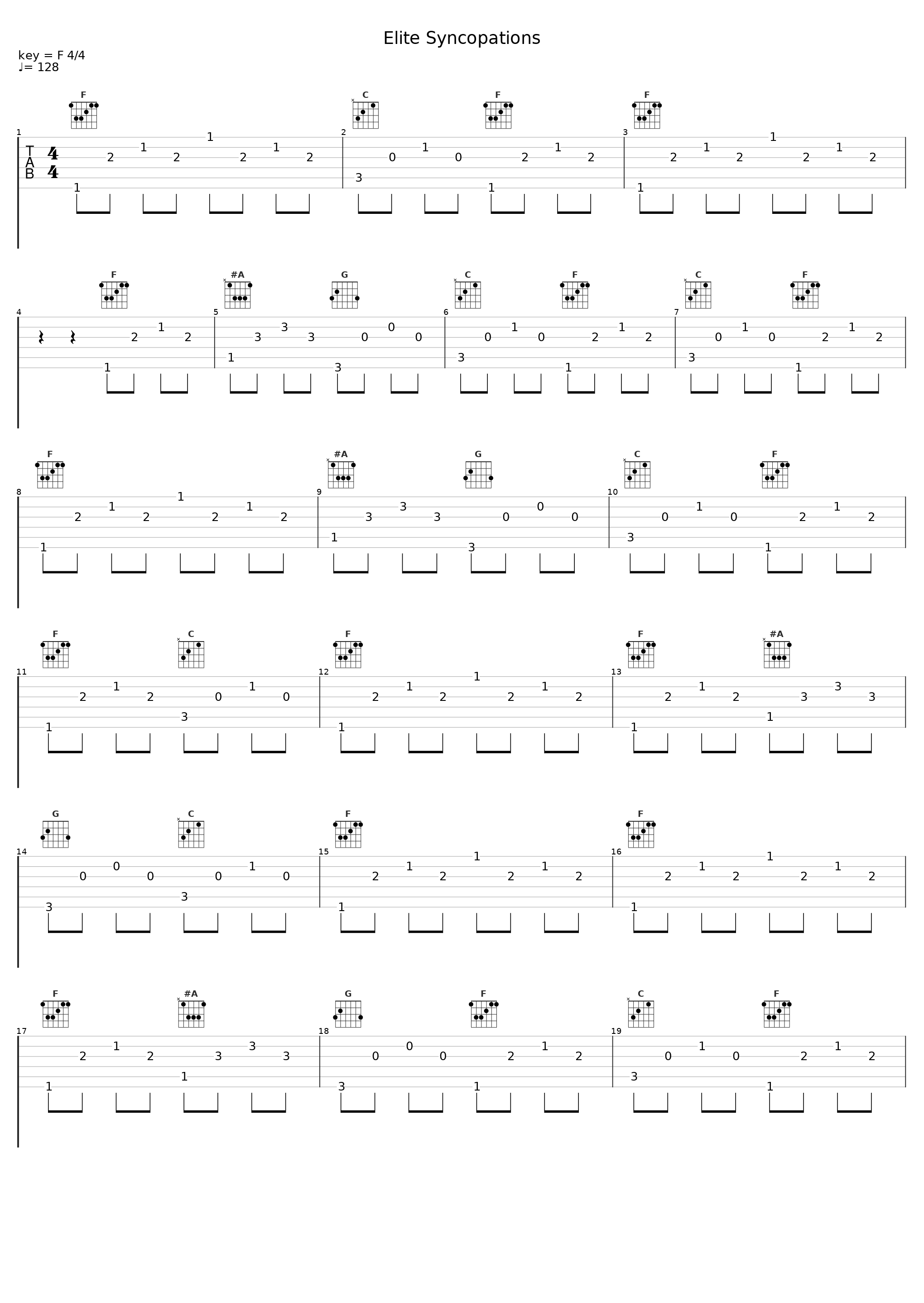 Elite Syncopations_Scott Joplin,Nologo_1