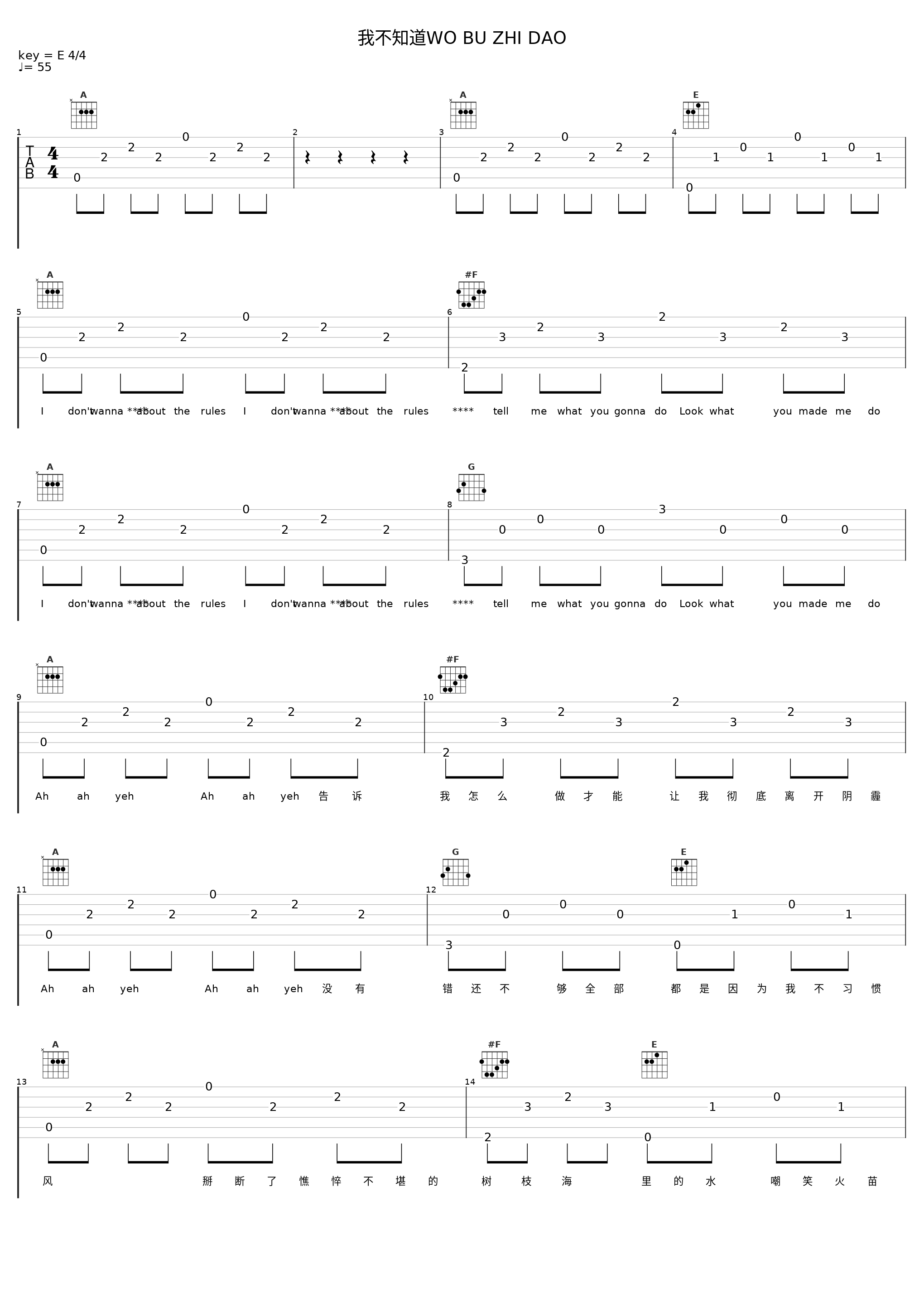 我不知道WO BU ZHI DAO_卑微小兔_1