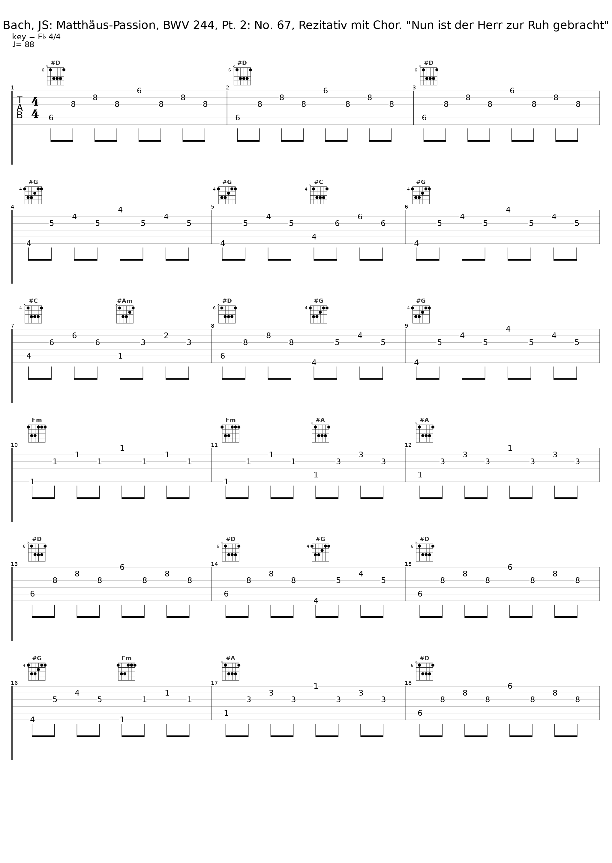 Bach, JS: Matthäus-Passion, BWV 244, Pt. 2: No. 67, Rezitativ mit Chor. "Nun ist der Herr zur Ruh gebracht"_Theo Altmeyer,Franz Crass,Teresa Zylis-Gara,Julia Hamari,Nicolai Gedda,Hermann Prey,Hans Sotin,Suddeutscher Madrigalchor,Consortium Musicum,Wolfgang Gonnenwein,Teresa Żylis-Gara_1