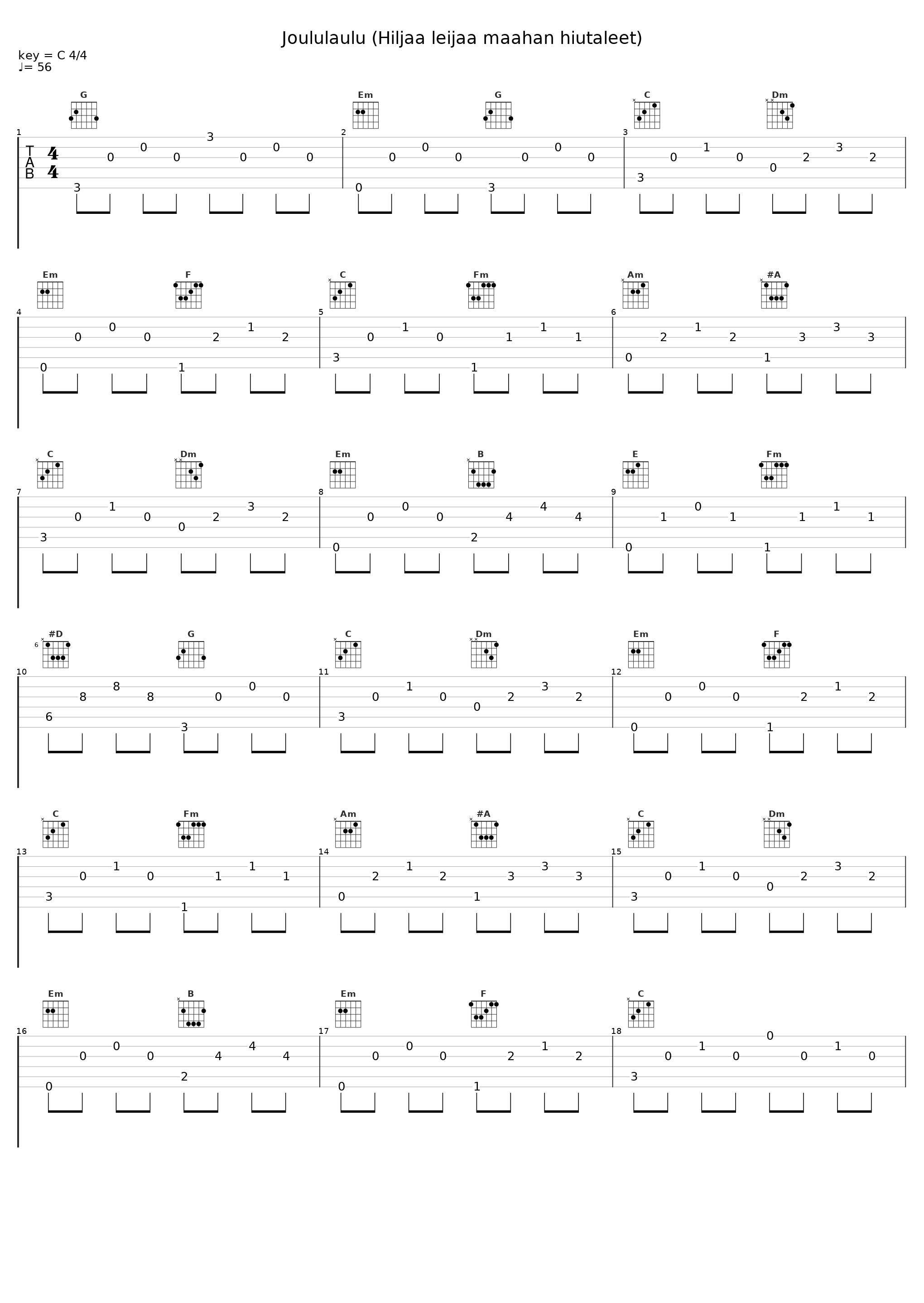 Joululaulu (Hiljaa leijaa maahan hiutaleet)_Tuure Kilpeläinen,Kaihon Karavaani_1