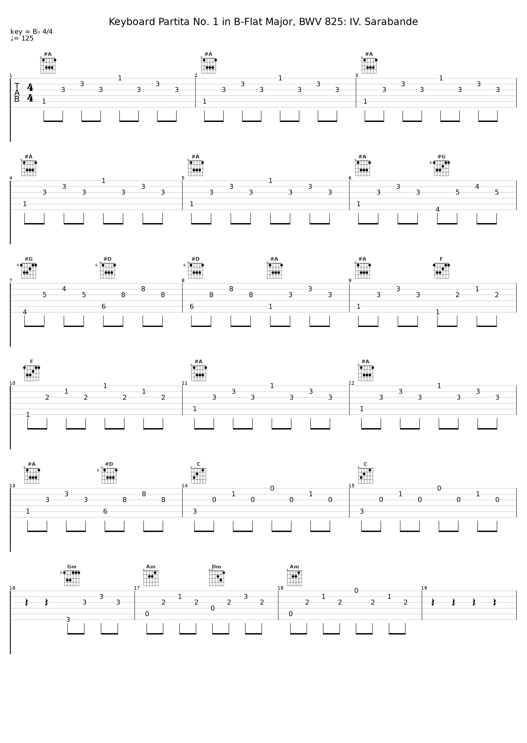 Keyboard Partita No. 1 in B-Flat Major, BWV 825: IV. Sarabande_Vasso Devetzi_1