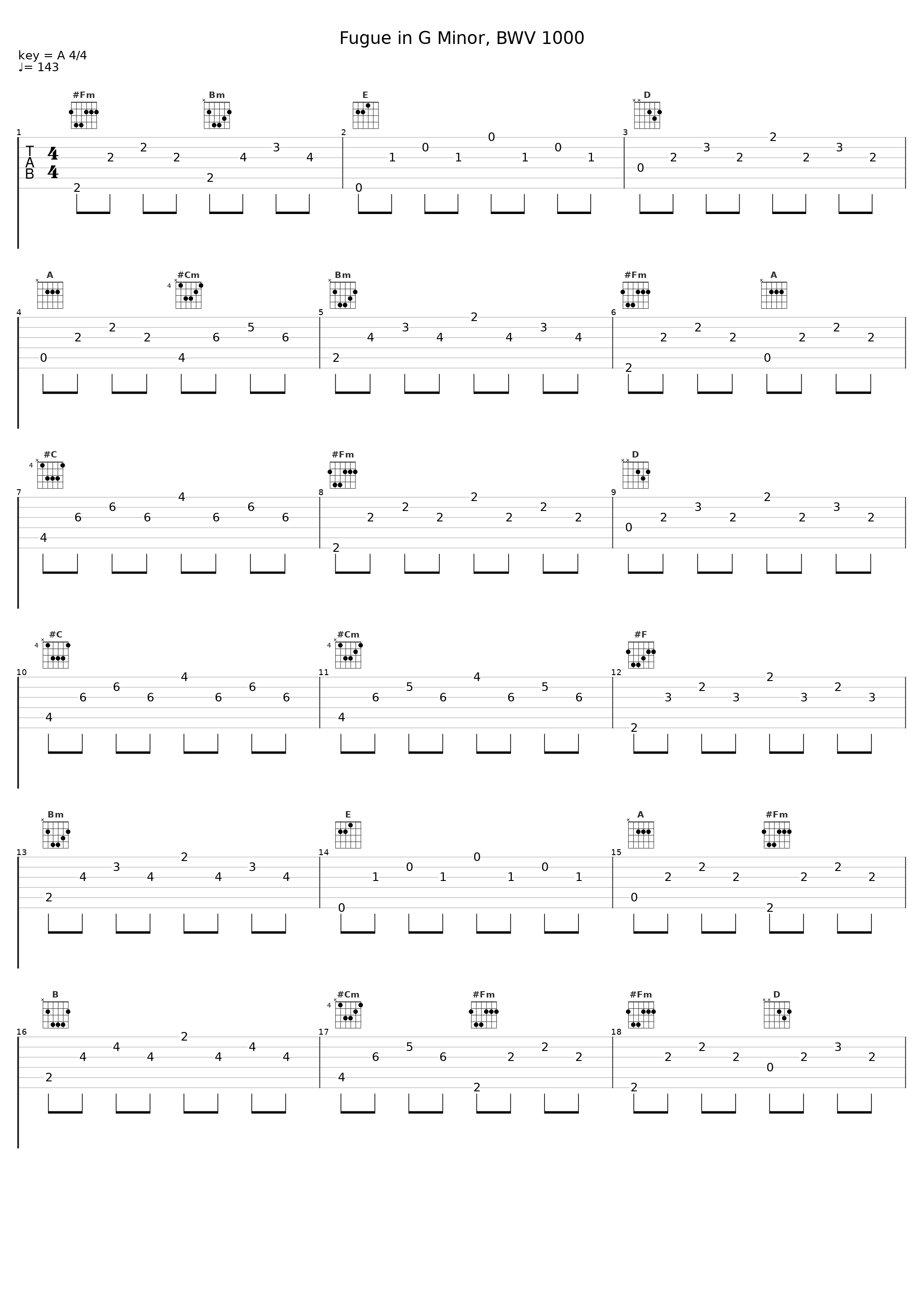 Fugue in G Minor, BWV 1000_Ronn McFarlane_1