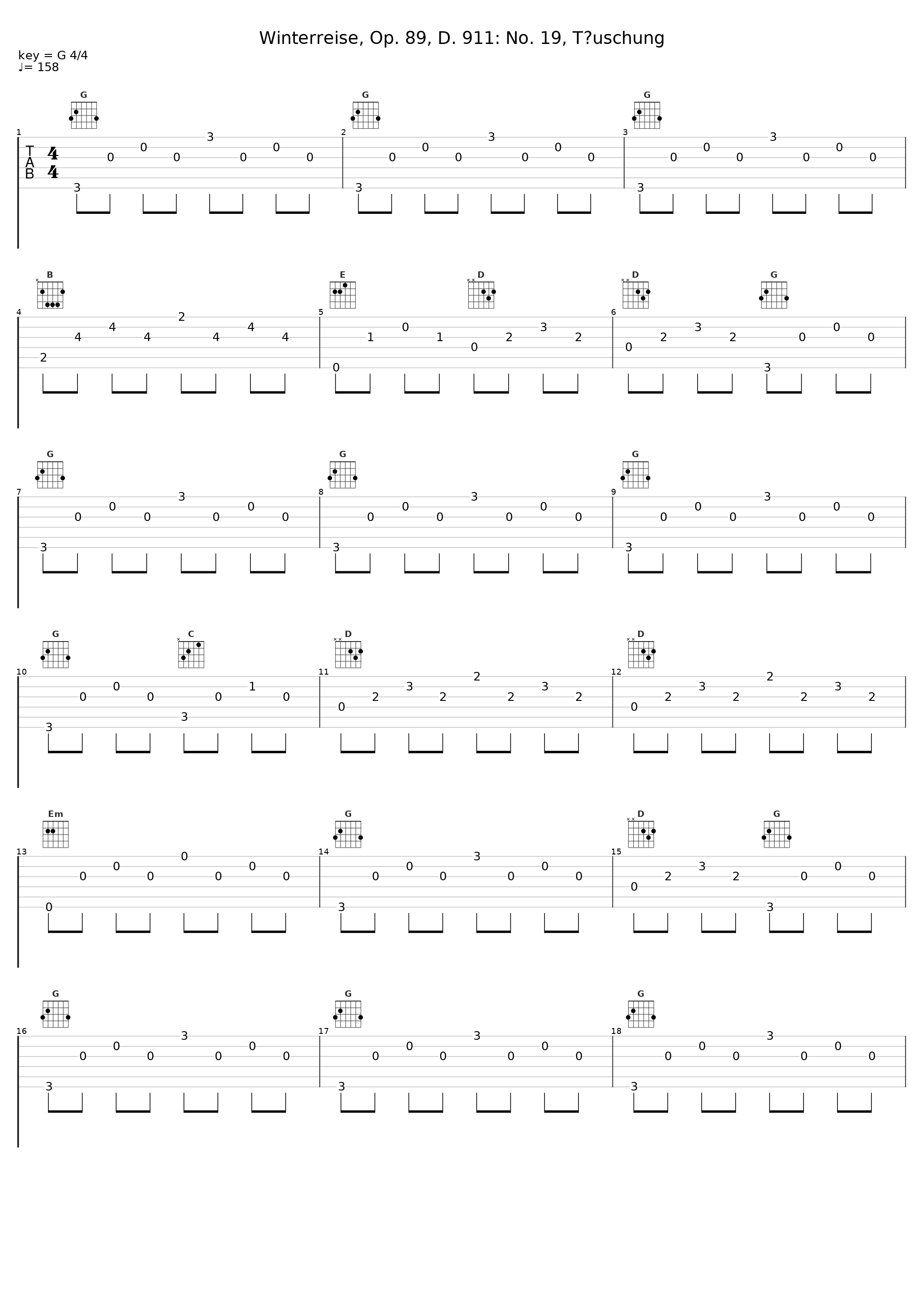 Winterreise, Op. 89, D. 911: No. 19, Täuschung_Hans Hotter,Heinz Schröter_1