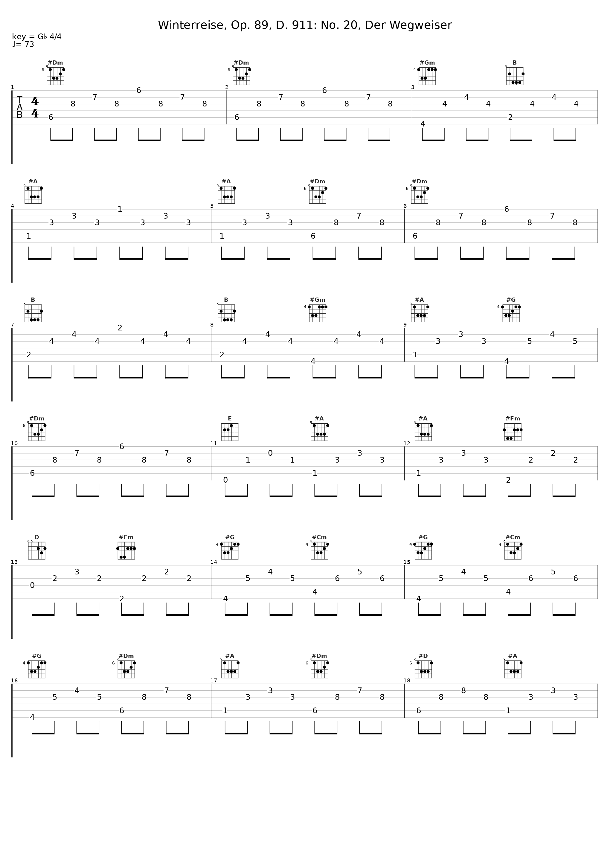 Winterreise, Op. 89, D. 911: No. 20, Der Wegweiser_Hans Hotter,Heinz Schröter_1