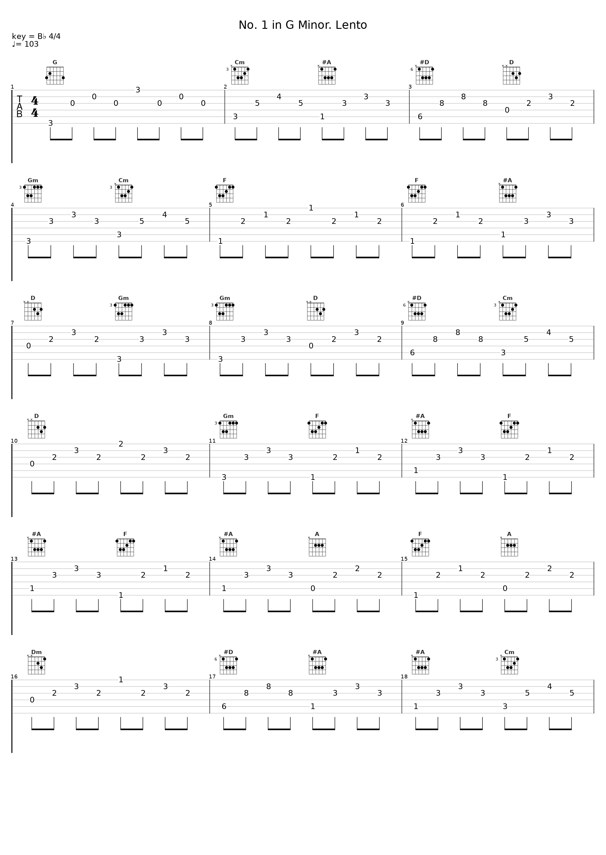 No. 1 in G Minor. Lento_傅聪,Frédéric Chopin_1