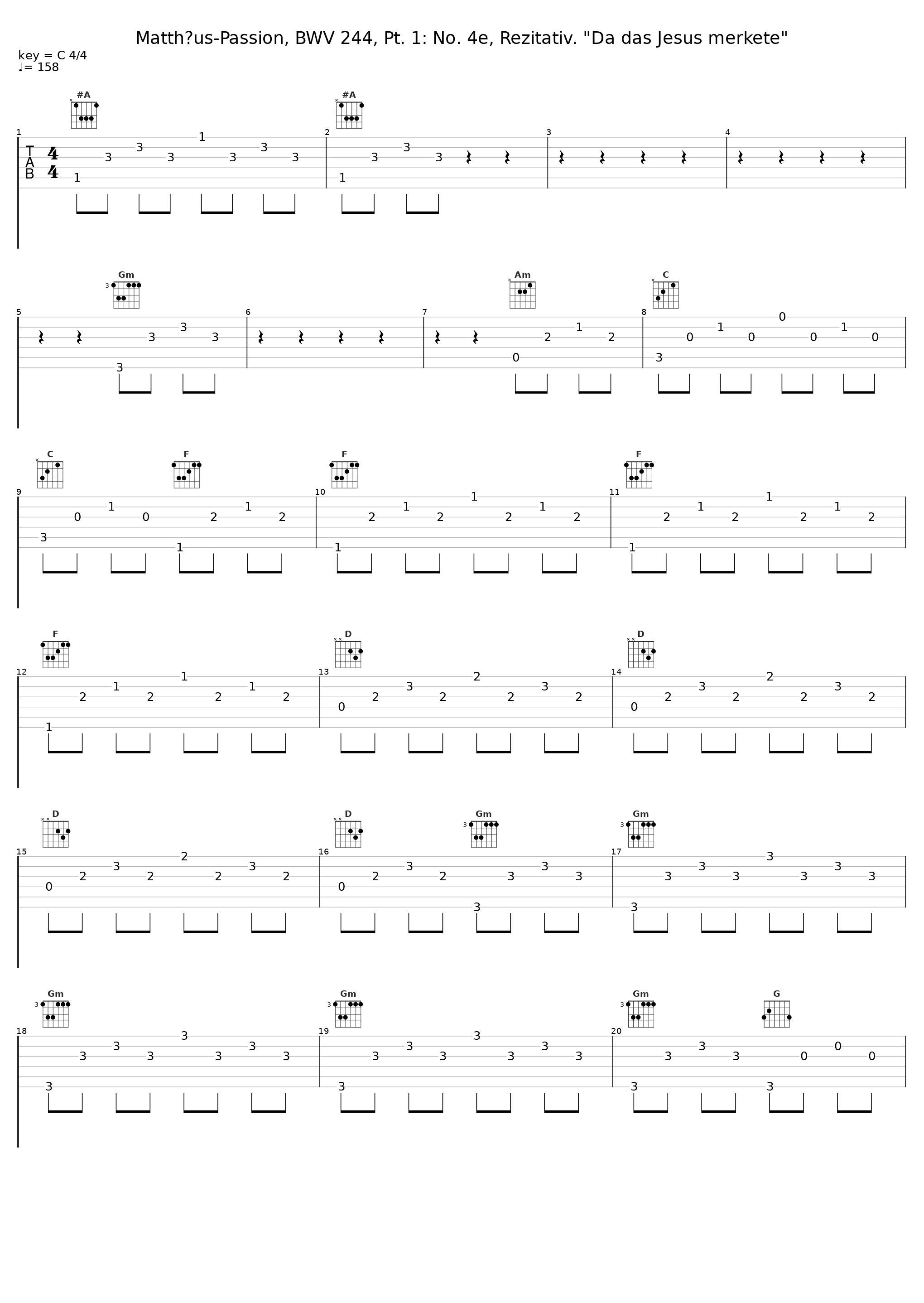 Matthäus-Passion, BWV 244, Pt. 1: No. 4e, Rezitativ. "Da das Jesus merkete"_Theo Altmeyer,Franz Crass,Teresa Zylis-Gara,Julia Hamari,Nicolai Gedda,Hermann Prey,Hans Sotin,Suddeutscher Madrigalchor,Consortium Classicum,Wolfgang Gonnenwein_1