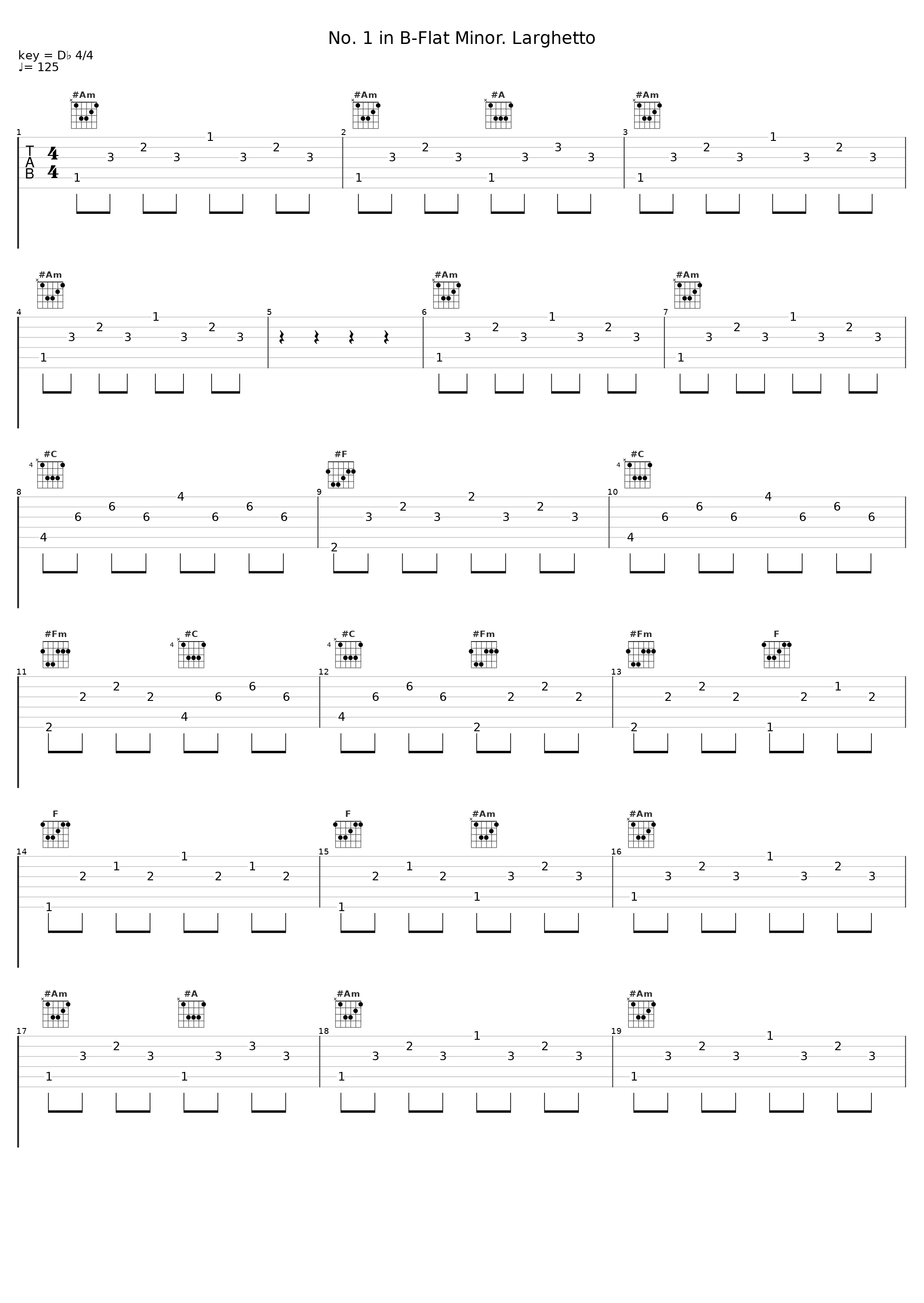 No. 1 in B-Flat Minor. Larghetto_傅聪,Frédéric Chopin_1