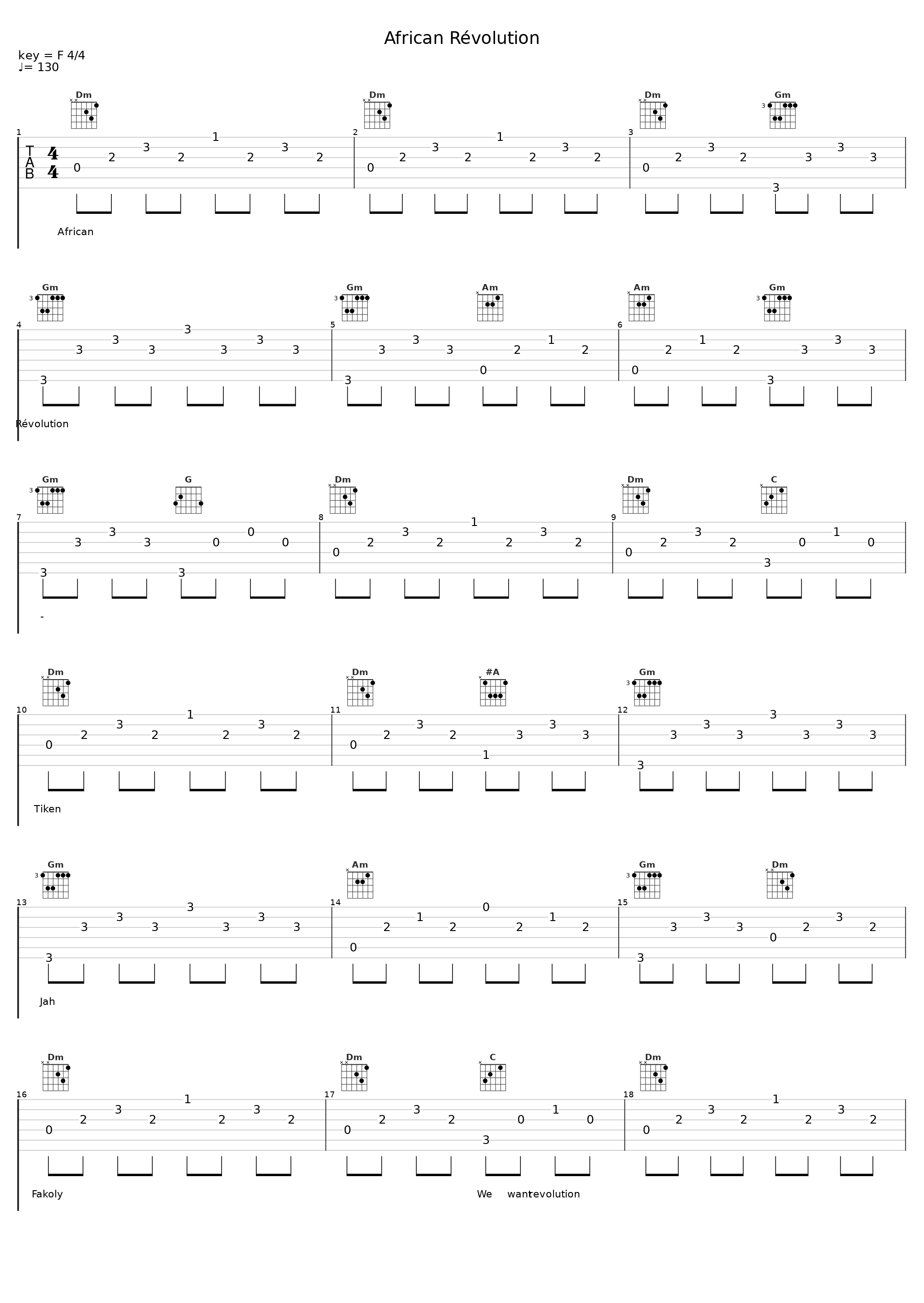 African Révolution_Tiken Jah Fakoly_1