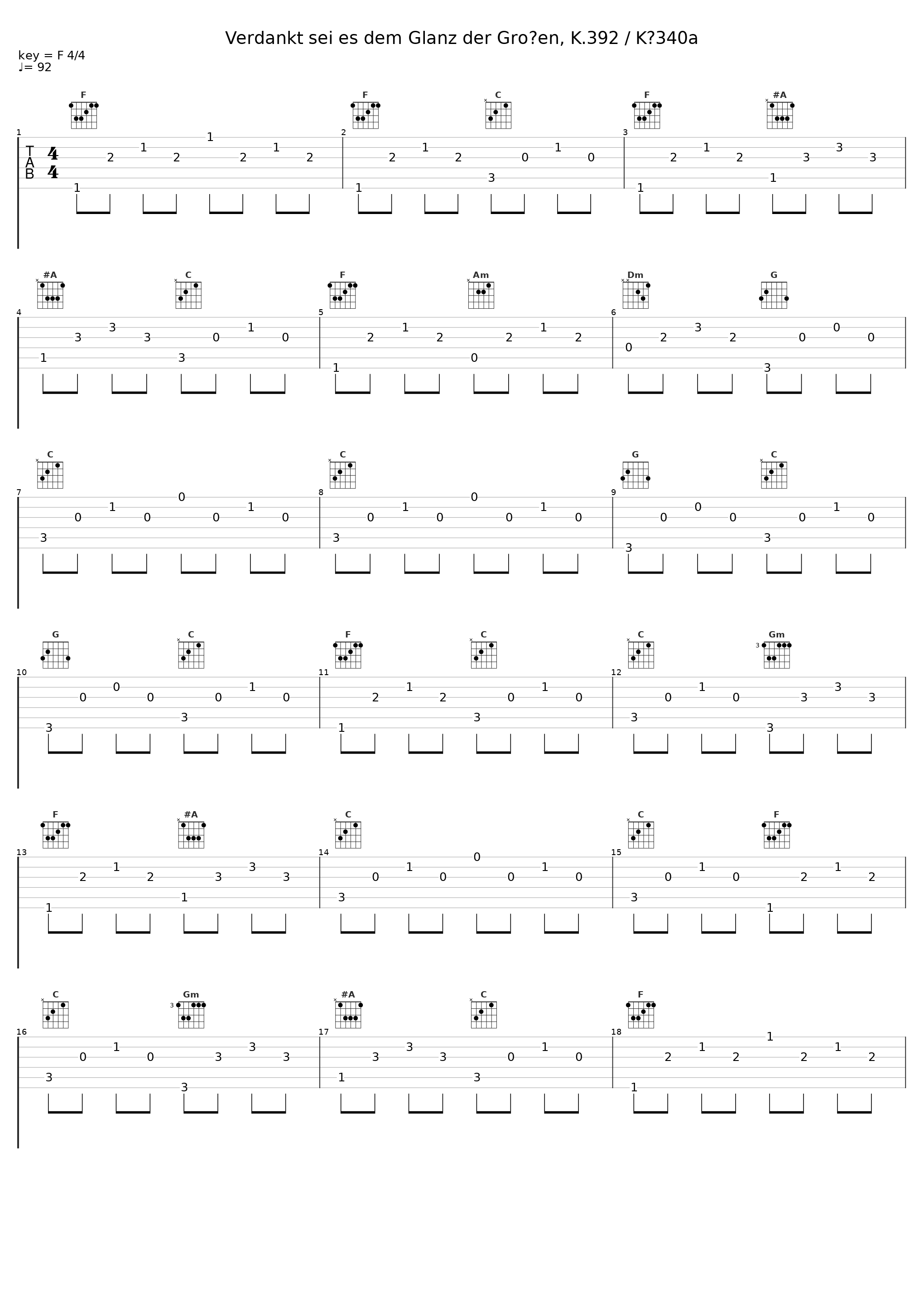 Verdankt sei es dem Glanz der Großen, K.392 / K⁶340a_Robin Tritschler,Malcolm Martineau_1