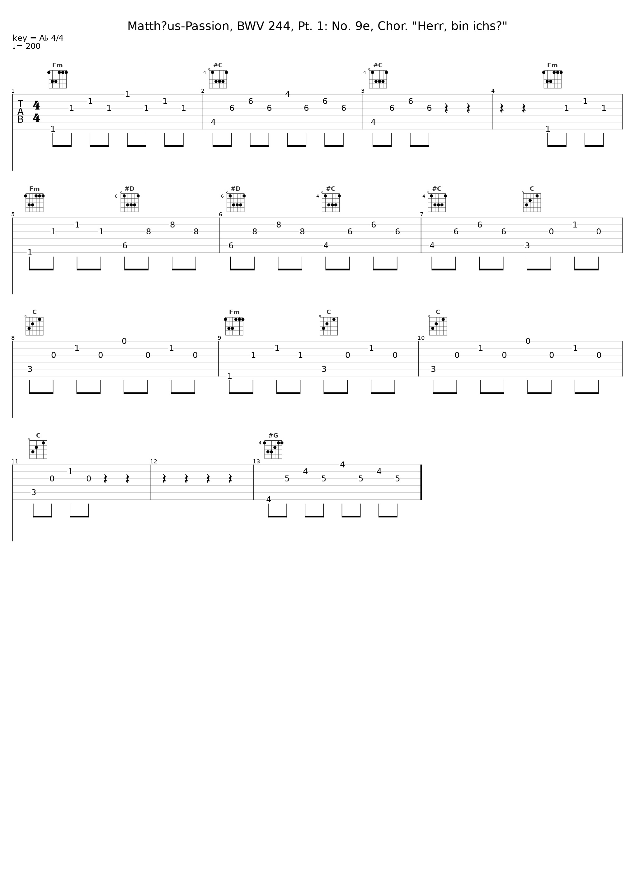 Matthäus-Passion, BWV 244, Pt. 1: No. 9e, Chor. "Herr, bin ichs?"_Theo Altmeyer,Franz Crass,Teresa Zylis-Gara,Julia Hamari,Nicolai Gedda,Hermann Prey,Hans Sotin,Suddeutscher Madrigalchor,Consortium Classicum,Wolfgang Gonnenwein_1