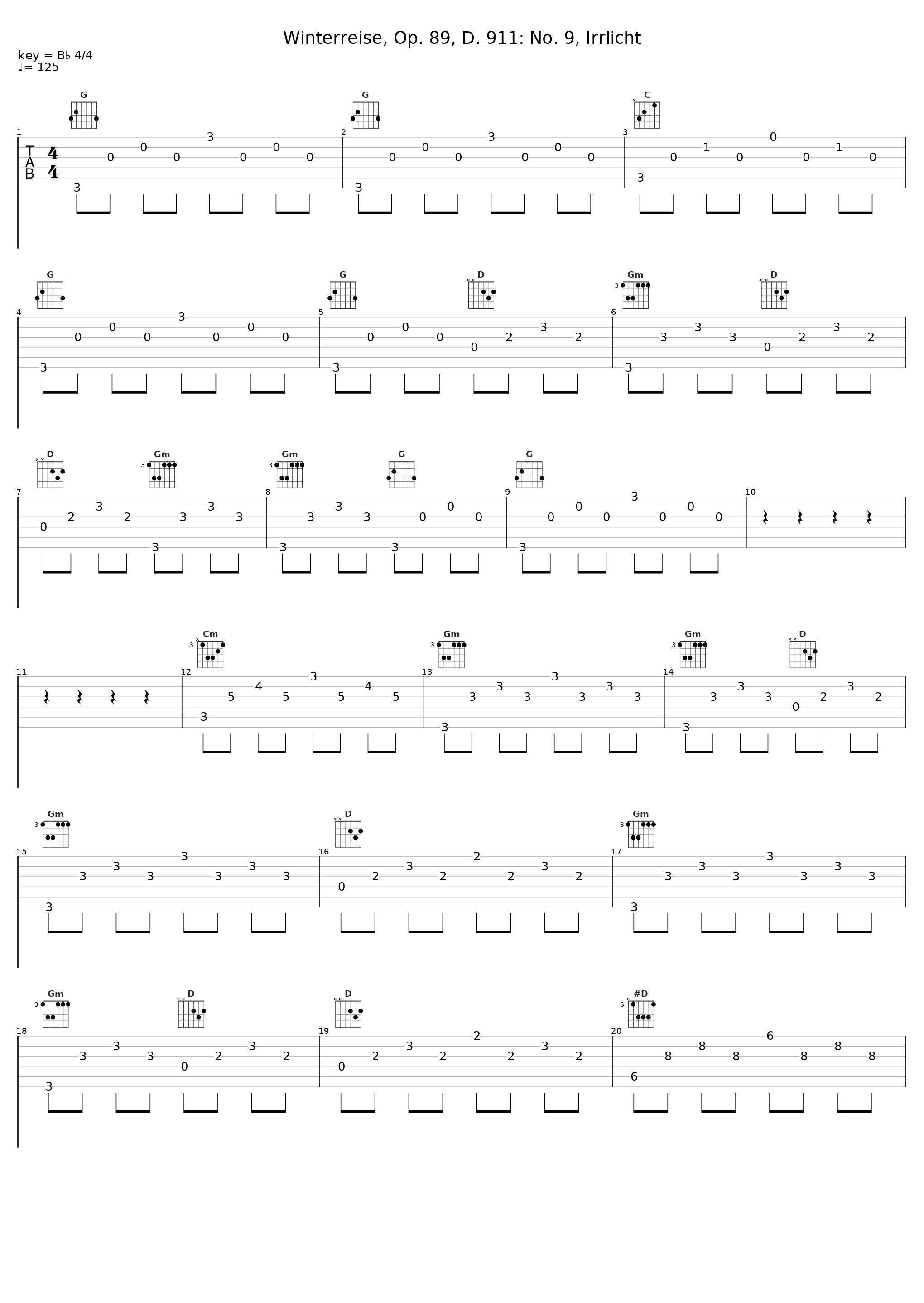 Winterreise, Op. 89, D. 911: No. 9, Irrlicht_Hans Hotter,Heinz Schröter_1