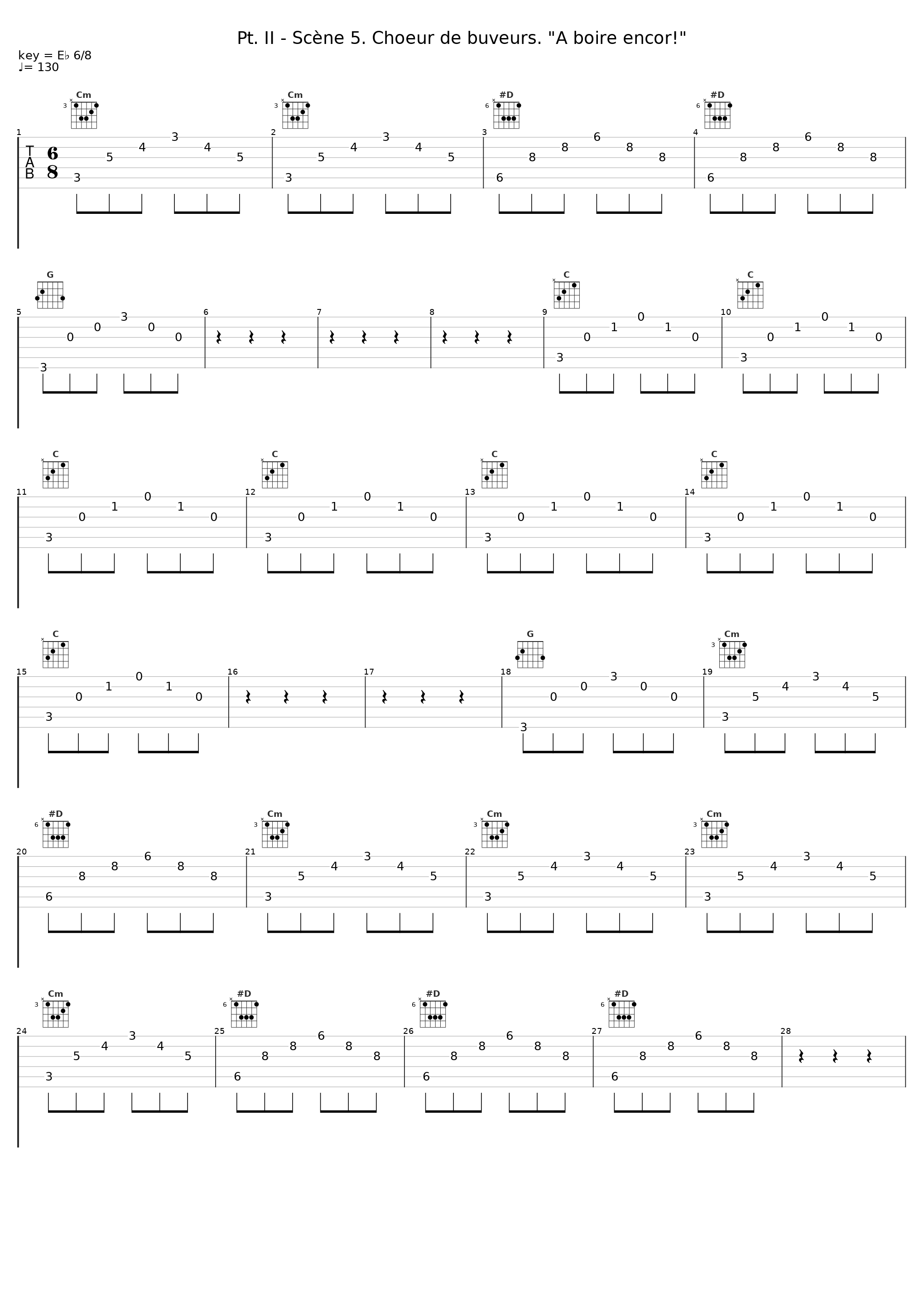 Pt. II - Scène 5. Choeur de buveurs. "A boire encor!"_John Nelson,Alexandre Duhamel,Nicolas Courjal_1