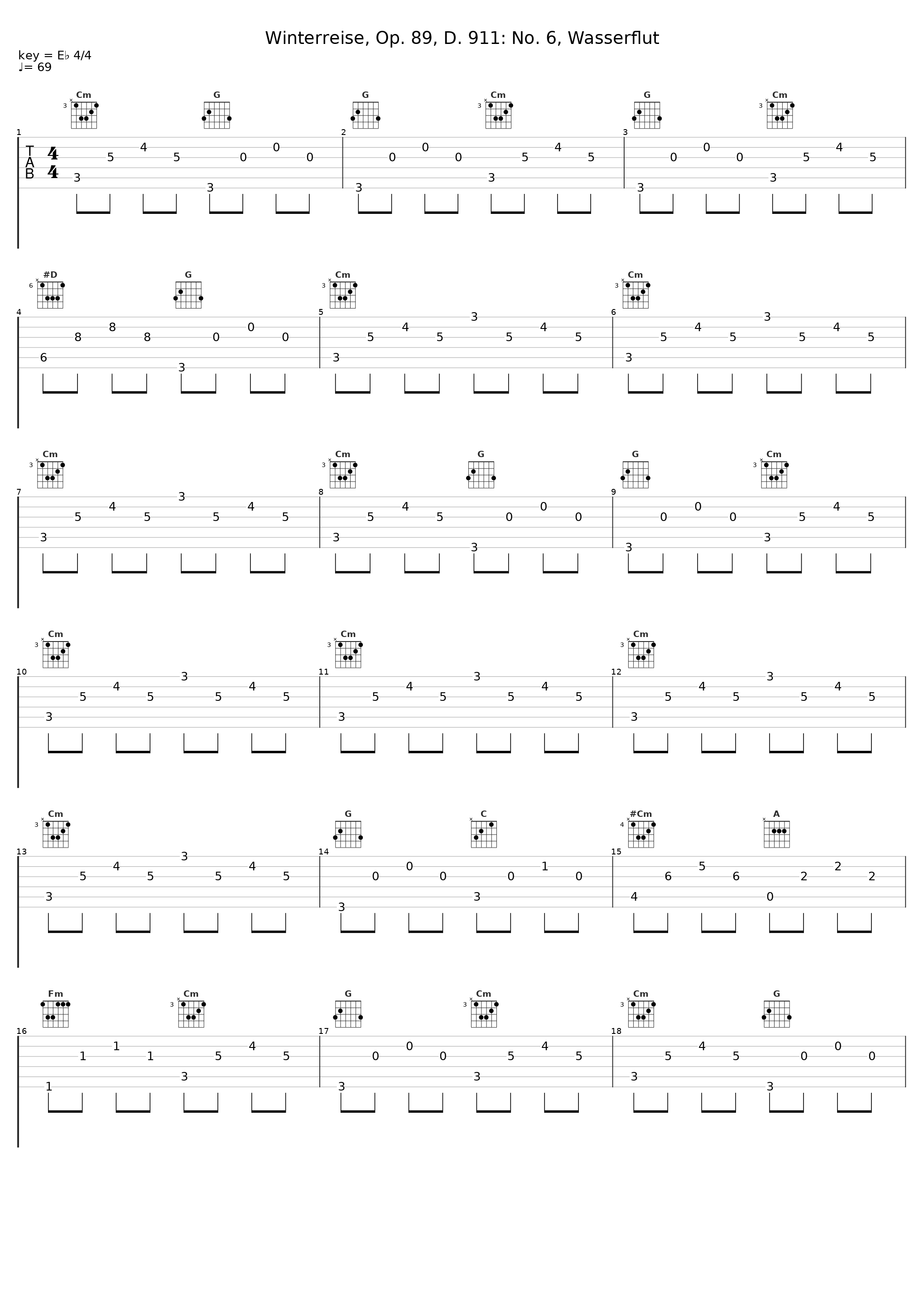 Winterreise, Op. 89, D. 911: No. 6, Wasserflut_Hans Hotter,Heinz Schröter_1