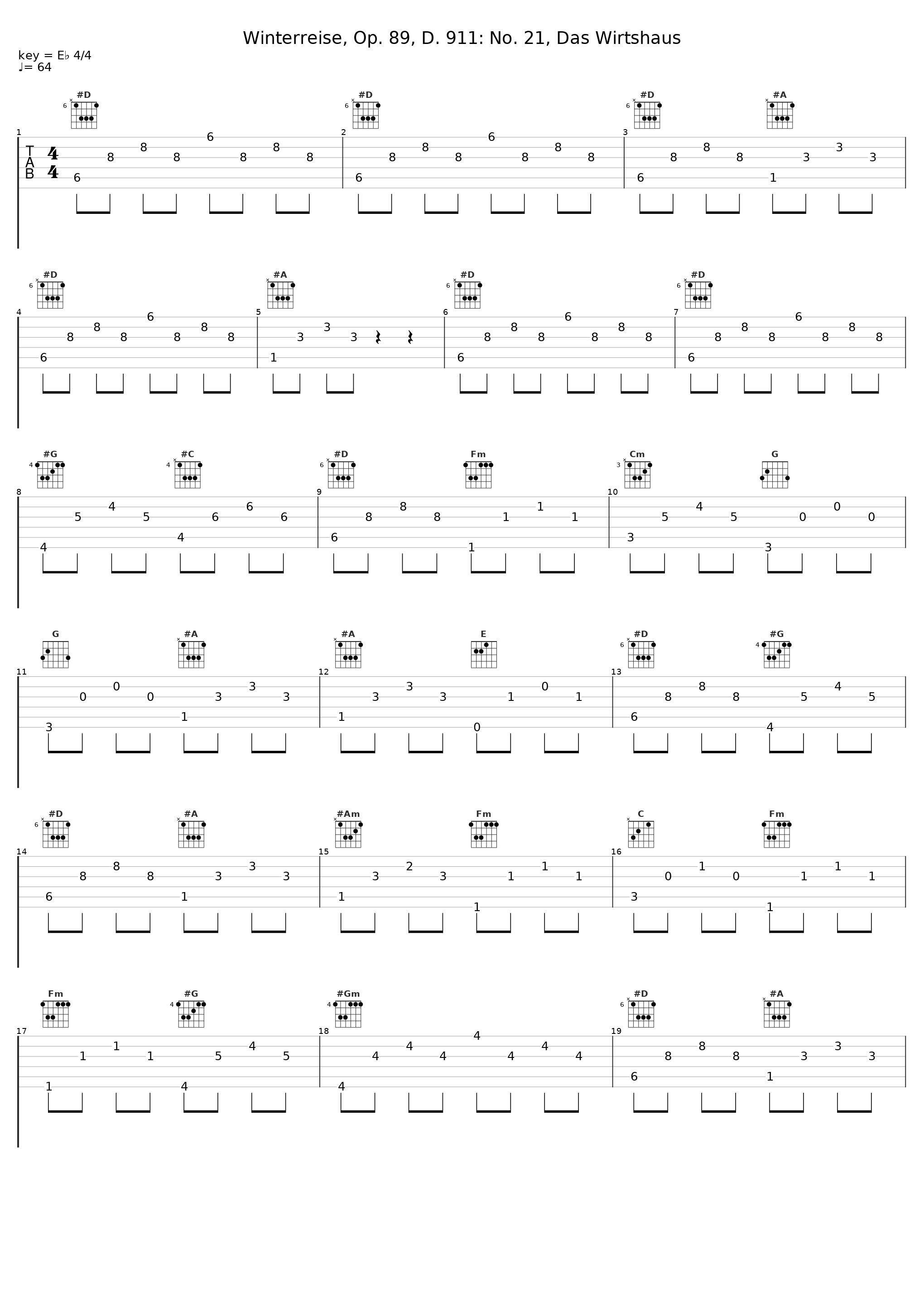 Winterreise, Op. 89, D. 911: No. 21, Das Wirtshaus_Hans Hotter,Heinz Schröter_1