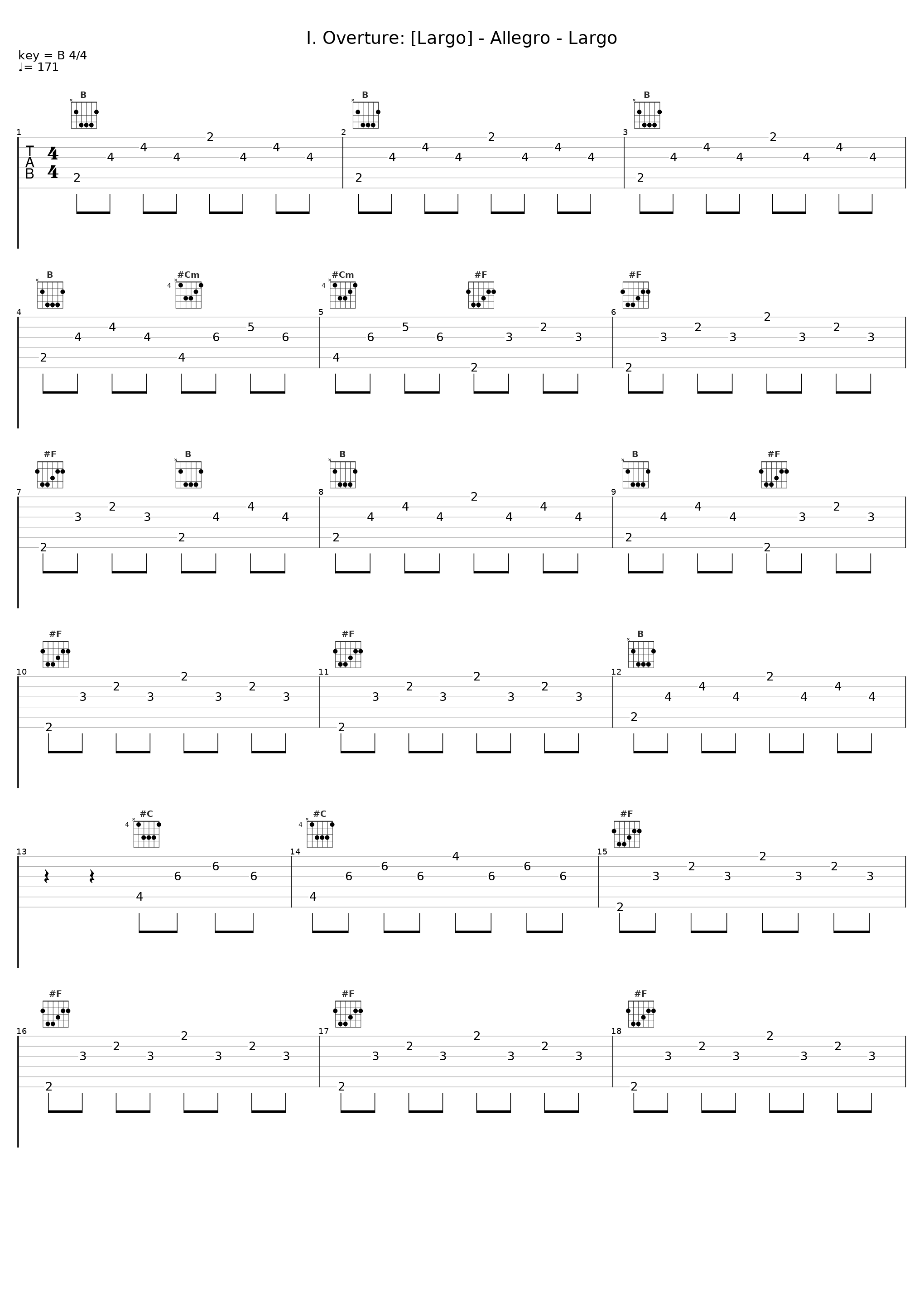 I. Overture: [Largo] - Allegro - Largo_Franklin Lei_1