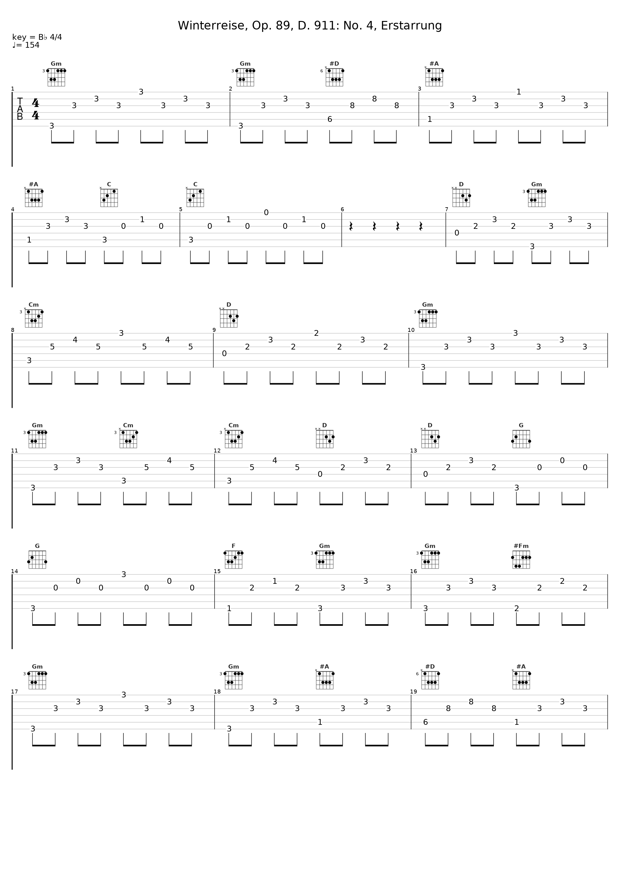 Winterreise, Op. 89, D. 911: No. 4, Erstarrung_Hans Hotter,Heinz Schröter_1