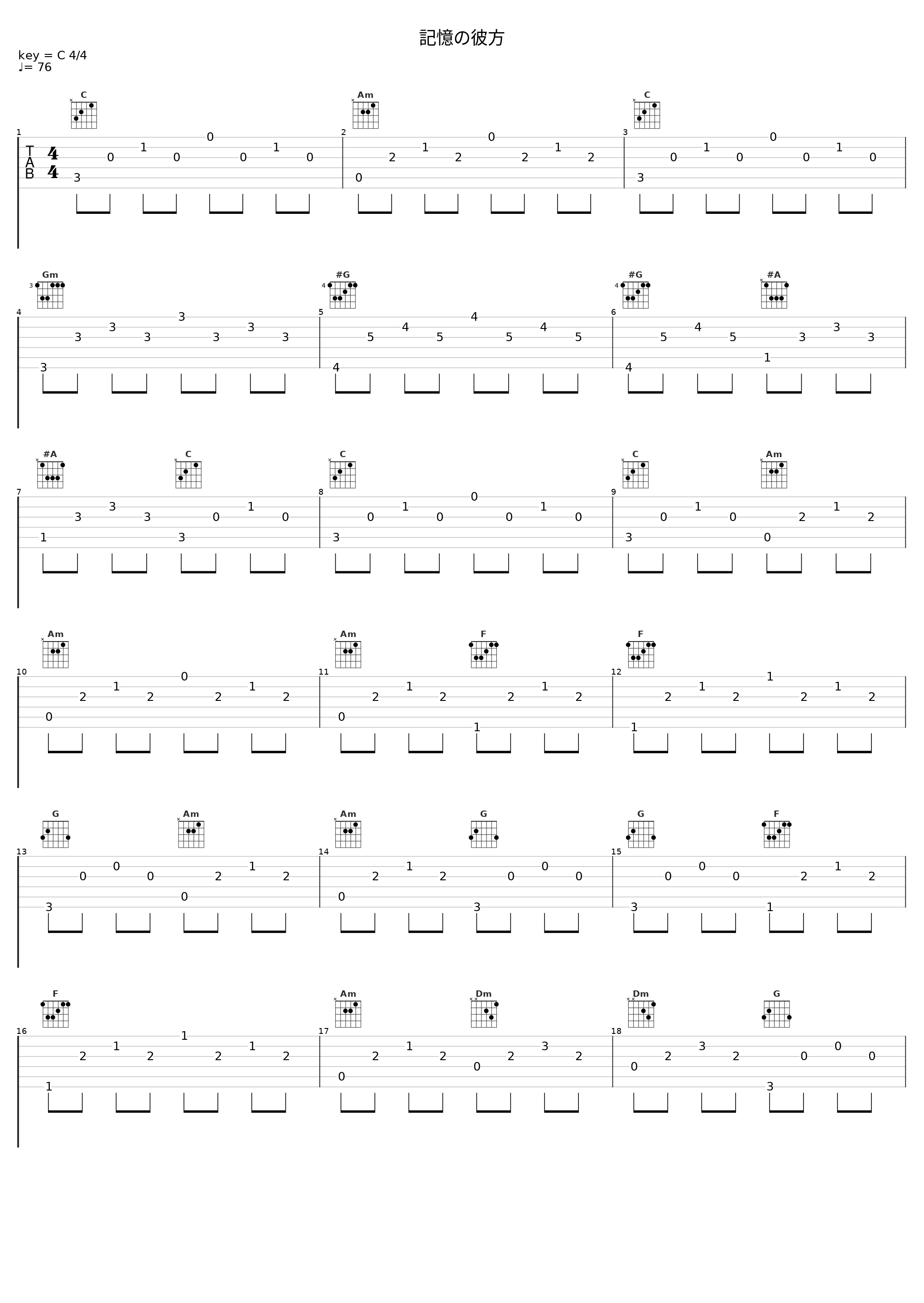 記憶の彼方_光田康典_1