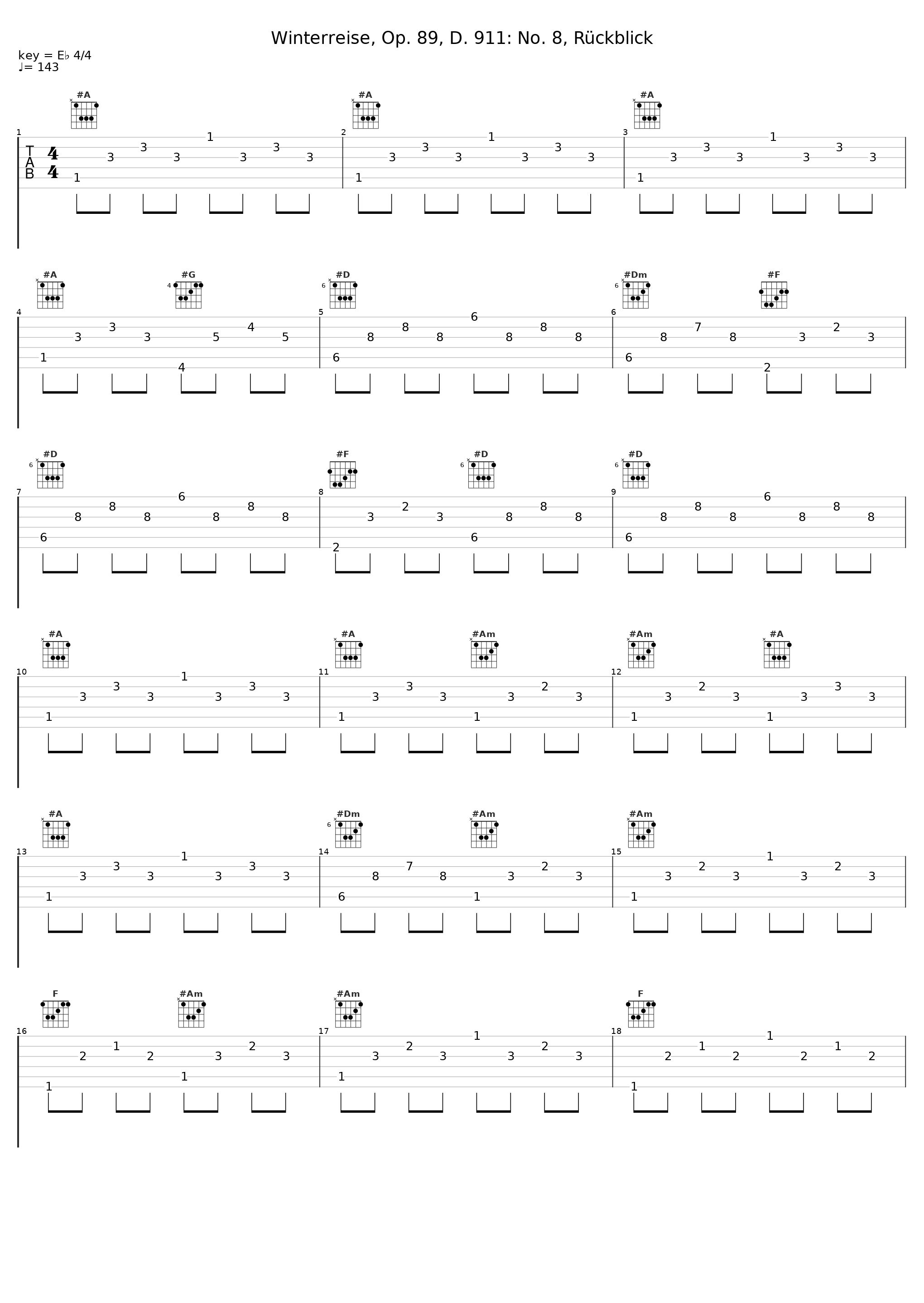 Winterreise, Op. 89, D. 911: No. 8, Rückblick_Hans Hotter,Heinz Schröter_1