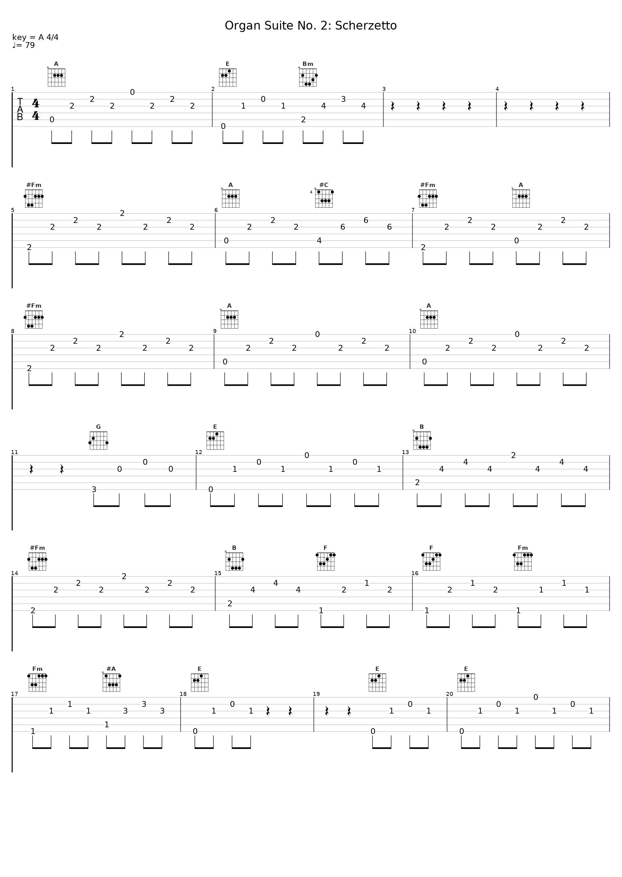 Organ Suite No. 2: Scherzetto_Daniel Roth_1