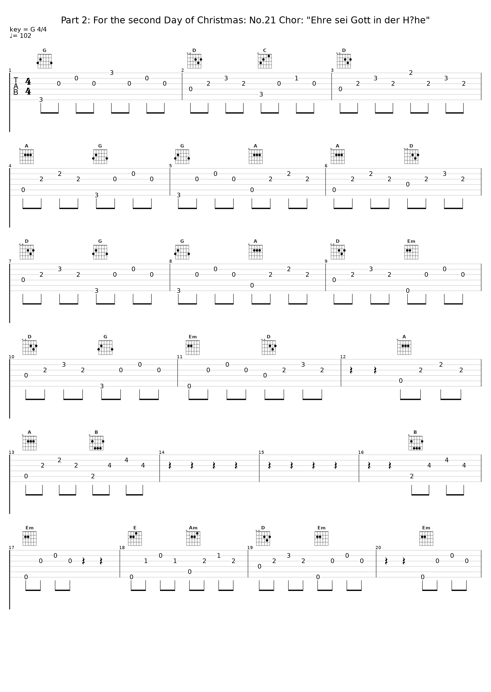 Part 2: For the second Day of Christmas: No.21 Chor: "Ehre sei Gott in der Höhe"_Rundfunkchor Leipzig,Staatskapelle Dresden,Peter Schreier_1