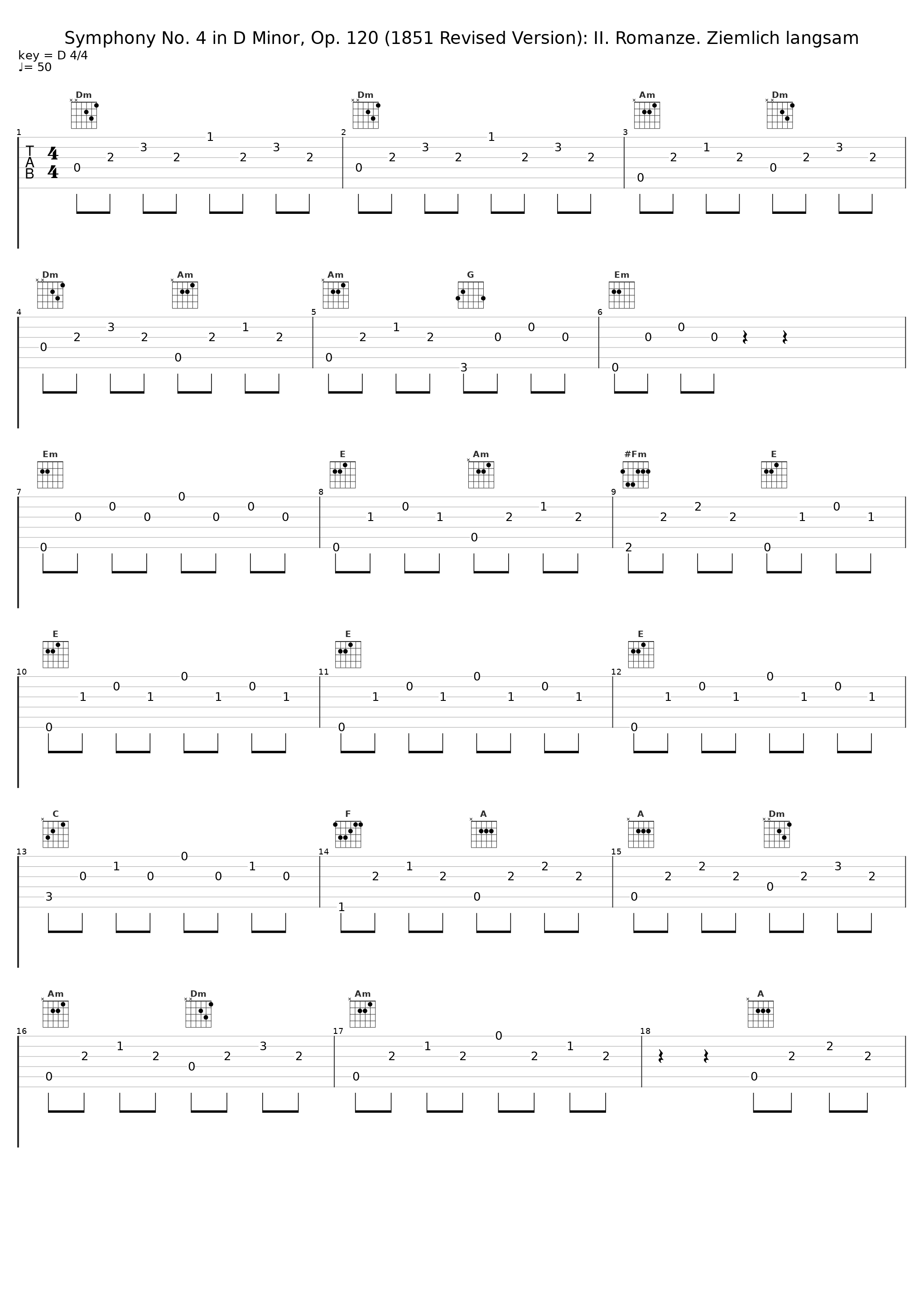 Symphony No. 4 in D Minor, Op. 120 (1851 Revised Version): II. Romanze. Ziemlich langsam_Gewandhausorchester Leipzig,Franz Konwitschny_1