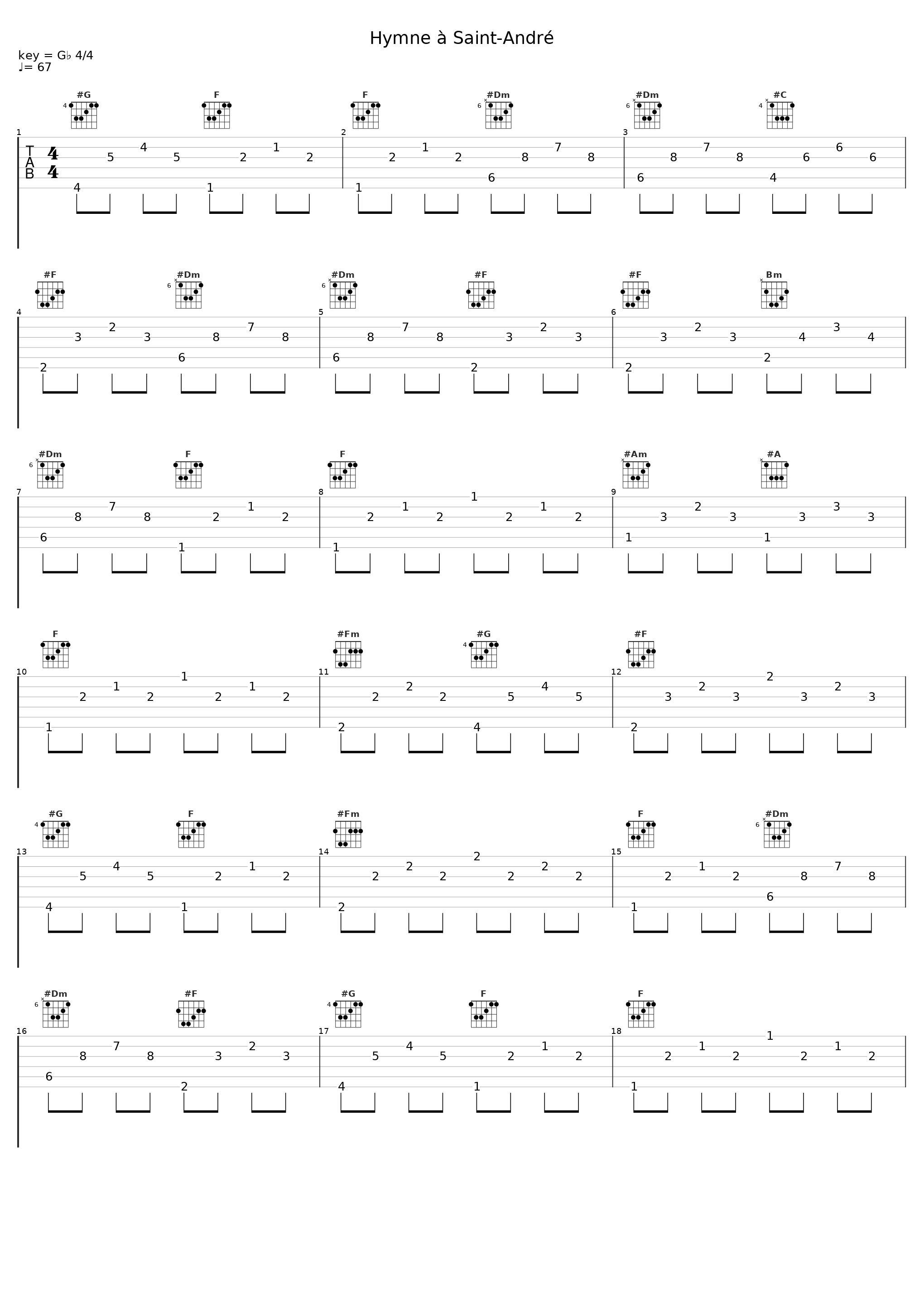 Hymne à Saint-André_Daniel Roth,Dany Barraud_1