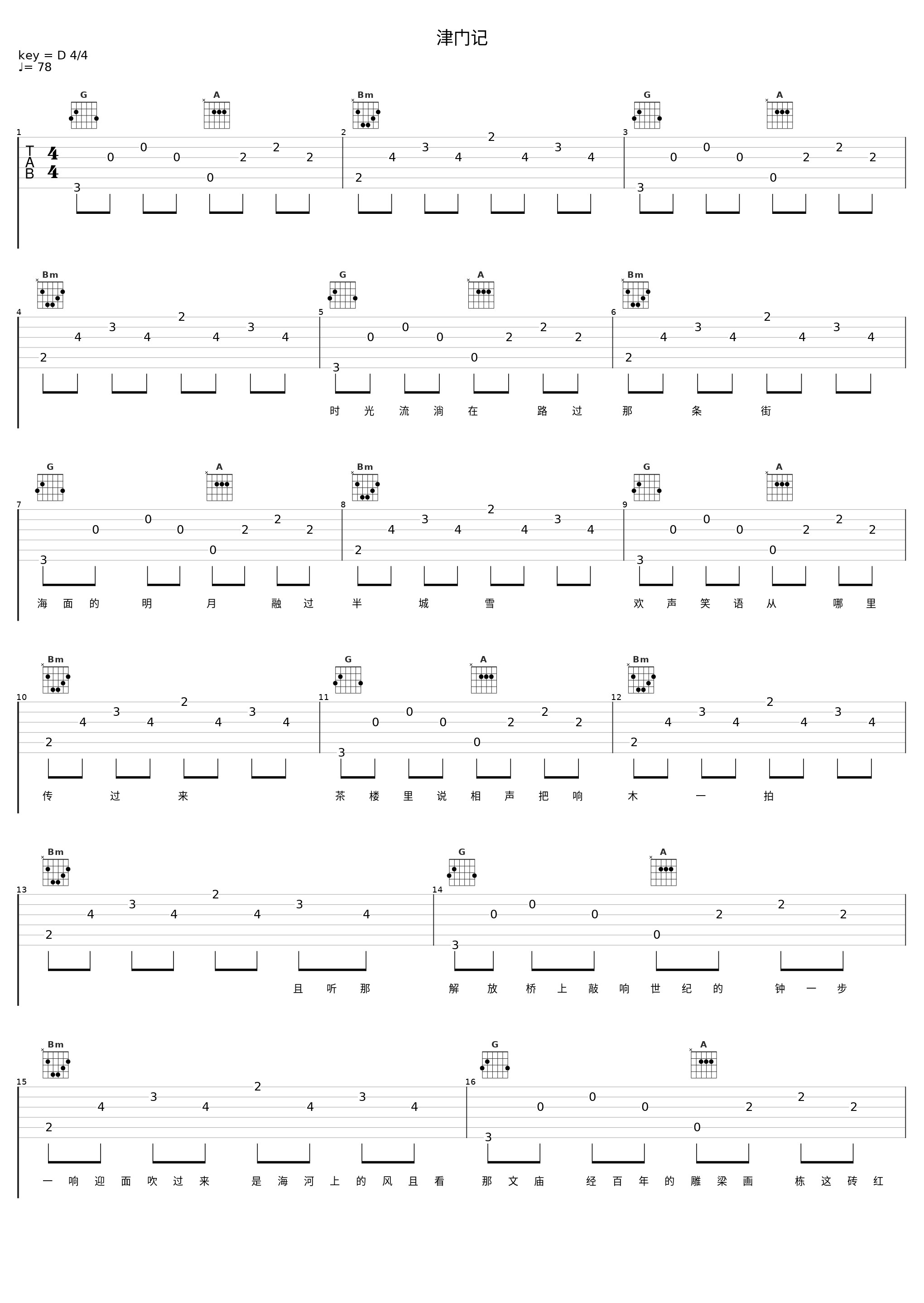 津门记_音阙诗听,隋柯名_1