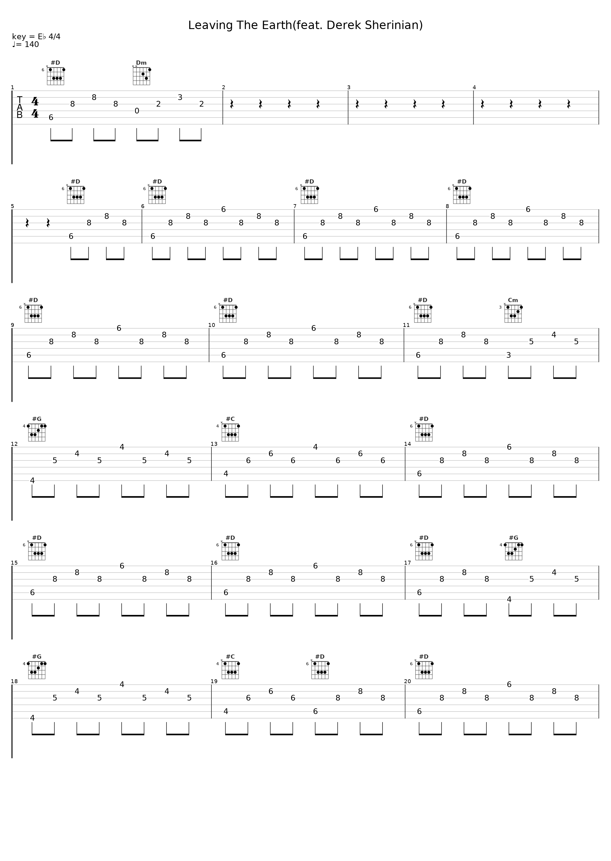 Leaving The Earth(feat. Derek Sherinian)_Star 68,Derek Sherinian_1