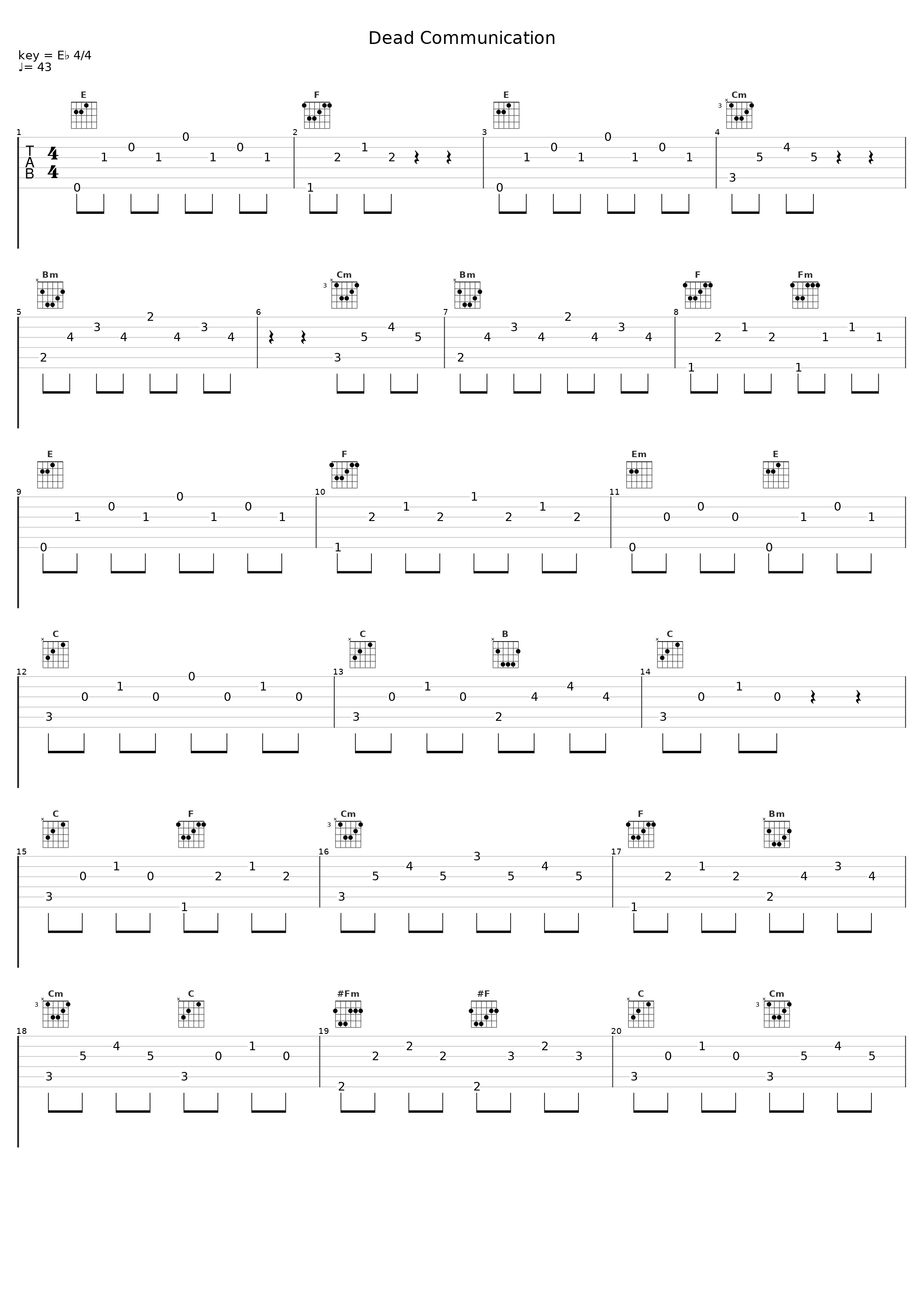 Dead Communication_Current Value,DR,Lockjaw_1