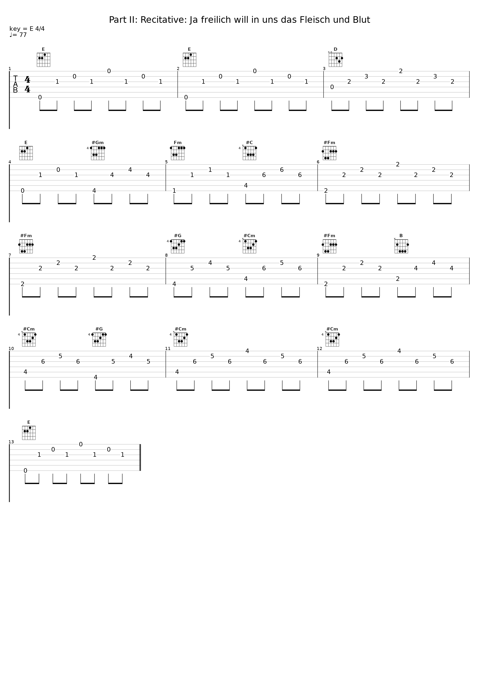 Part II: Recitative: Ja freilich will in uns das Fleisch und Blut_Dominik Wörner,Karl Kaiser,Zsuzsa Csige,Haralt Martens_1