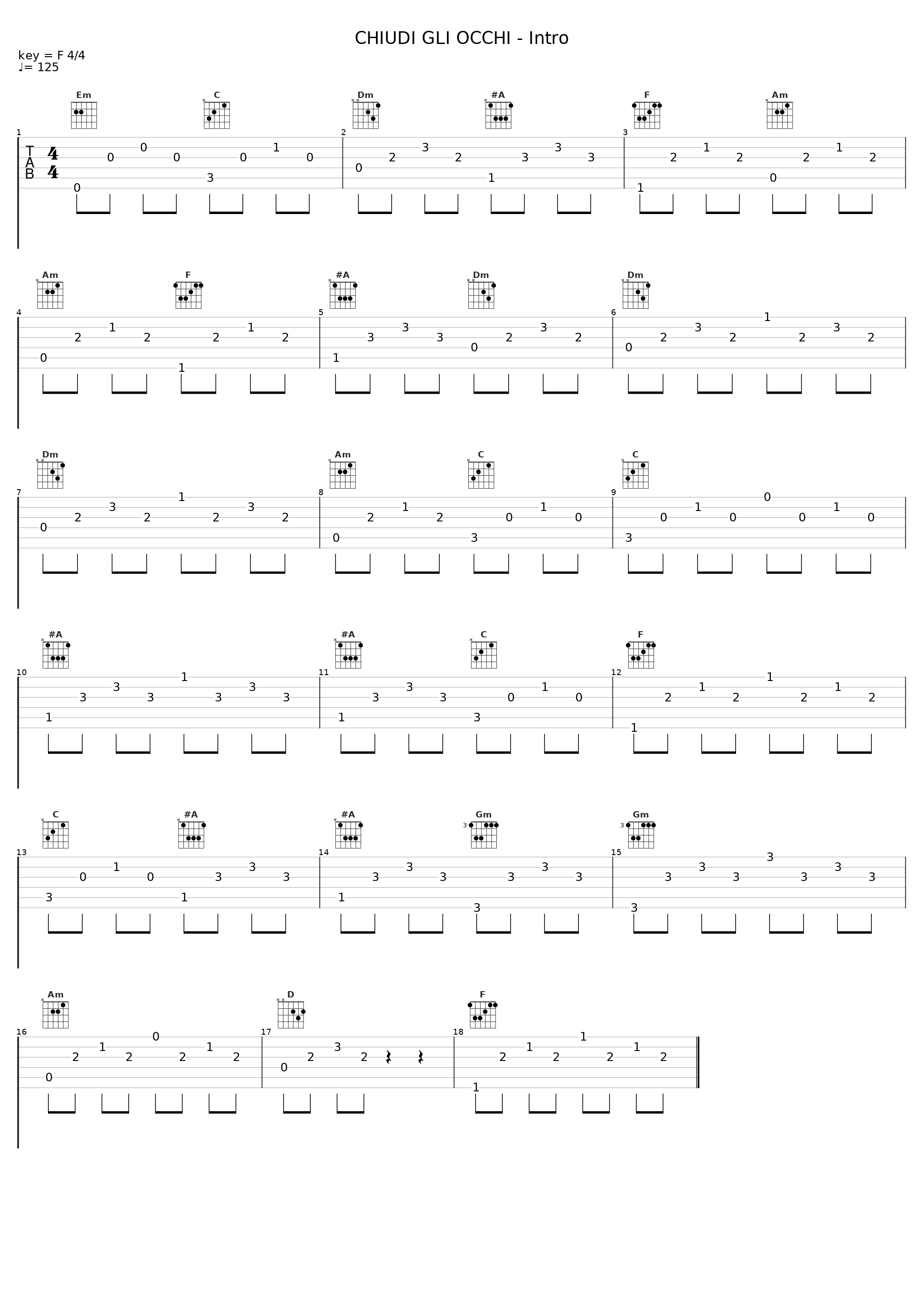 CHIUDI GLI OCCHI - Intro_Lacryma Dischi,Haste_1