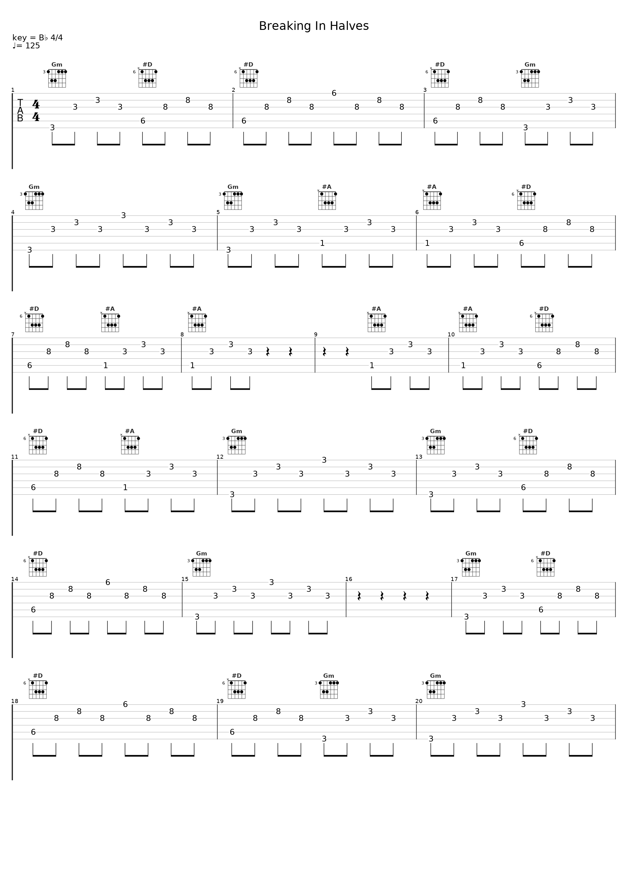 Breaking In Halves_Dependence_1