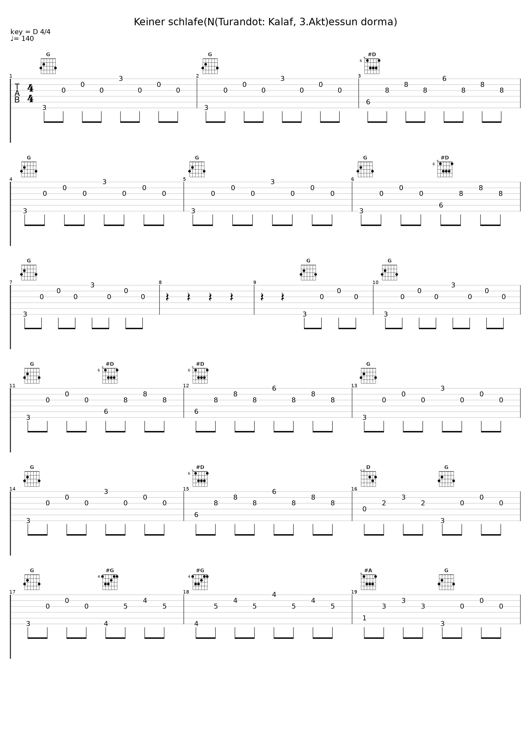 Keiner schlafe(N(Turandot: Kalaf, 3.Akt)essun dorma)_Richard Tauber_1