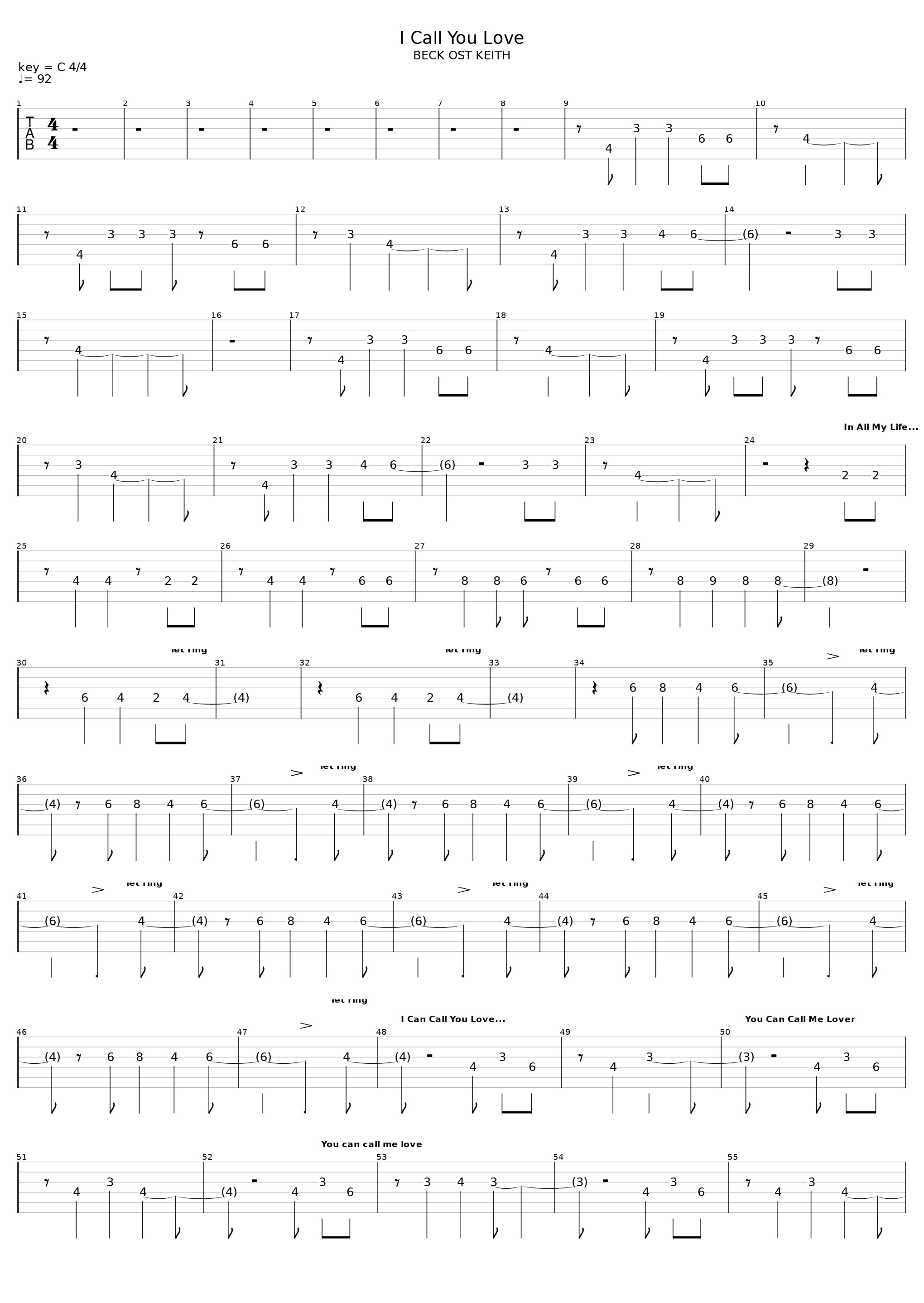 I Call You Love_Meister_1