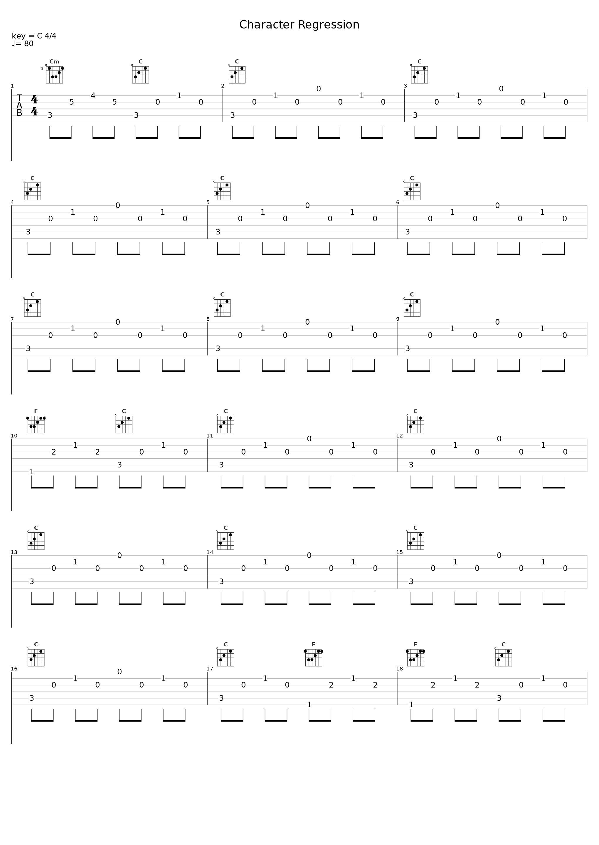 Character Regression_Coltan Fuller_1