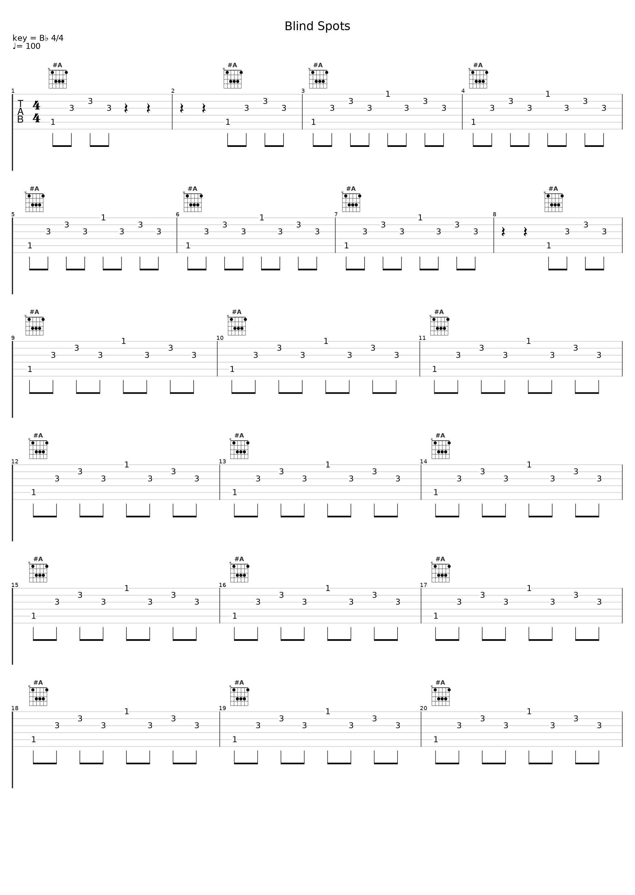 Blind Spots_Sheet Music Boss_1