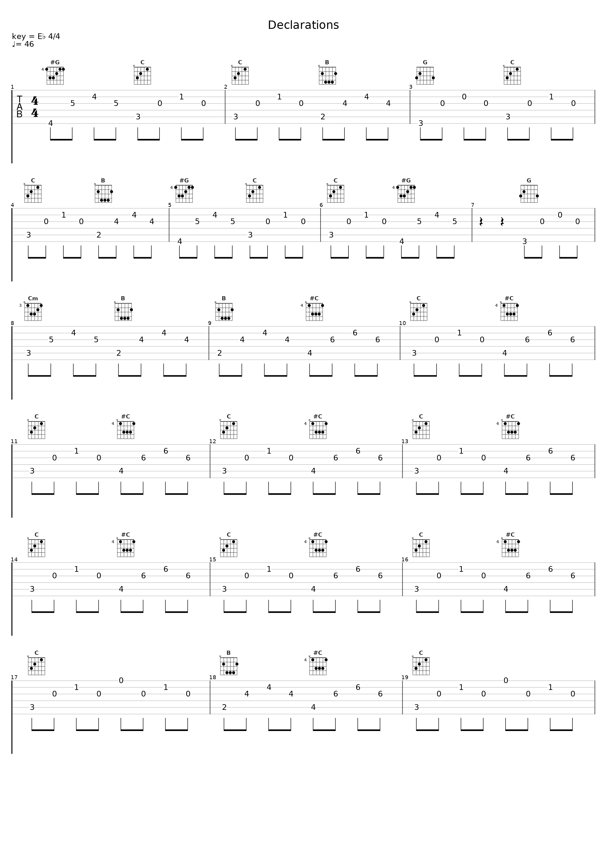 Declarations_L'Esprit Du Clan_1