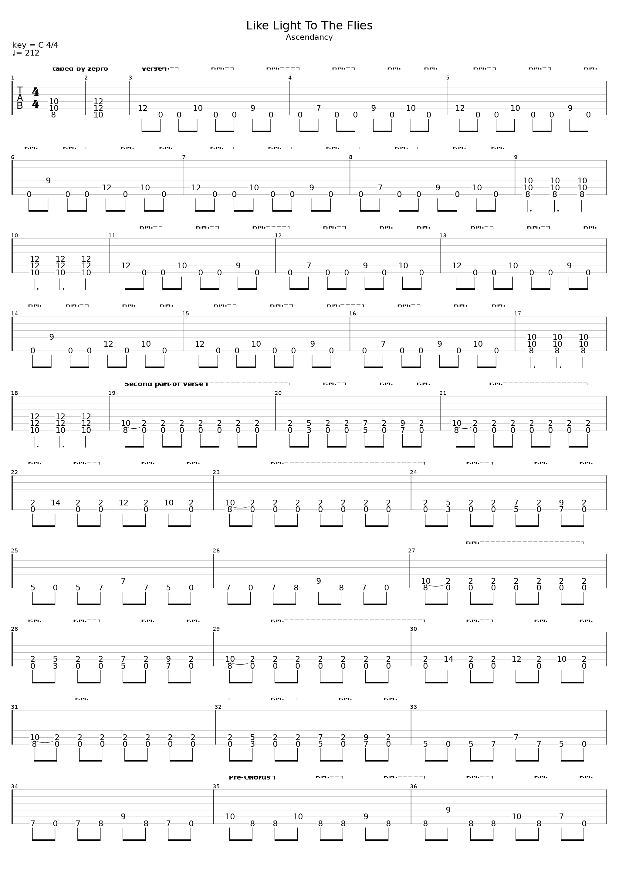 Like Light to the Flies (Standard D)_Trivium_1