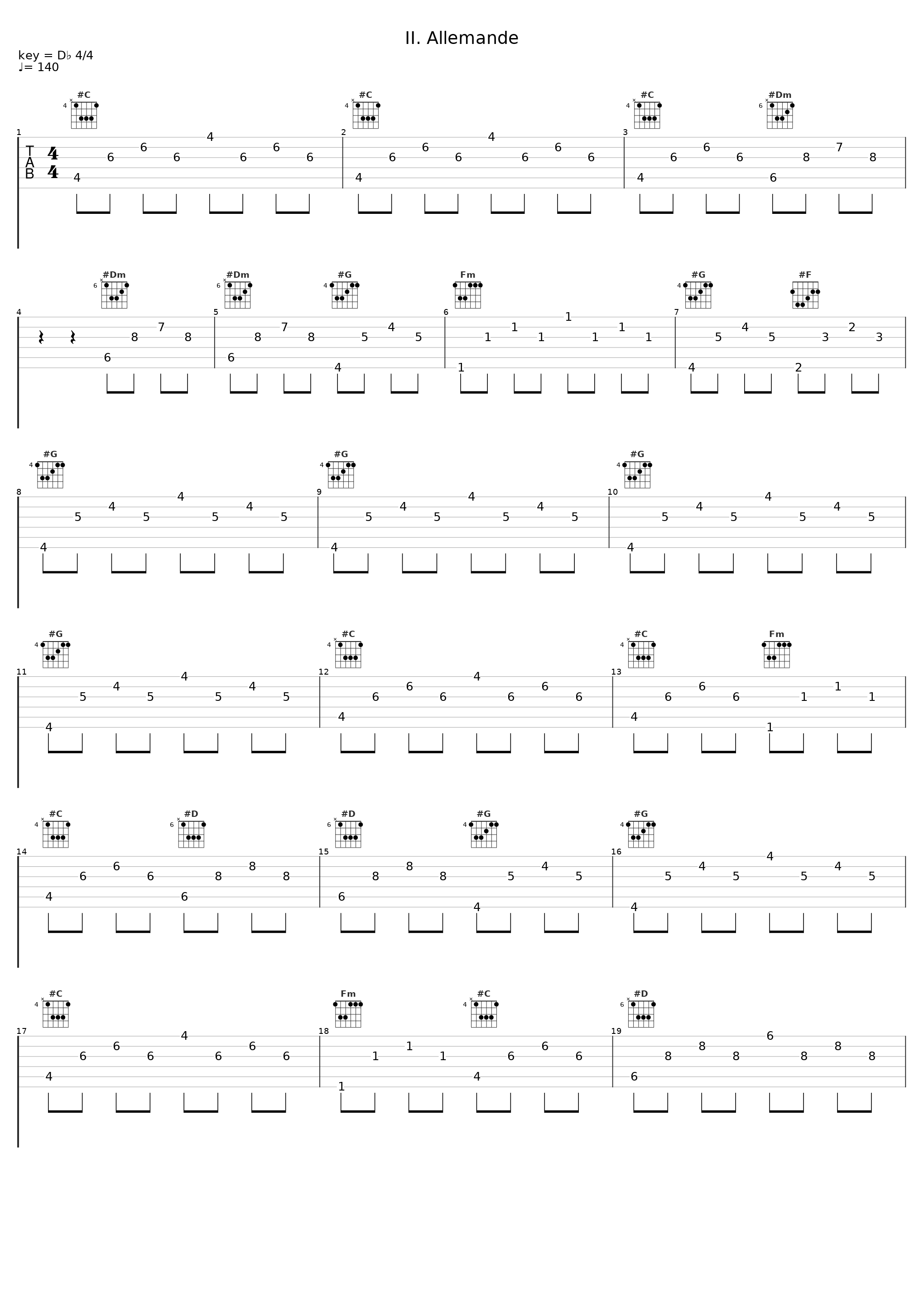 II. Allemande_Robert Barto_1