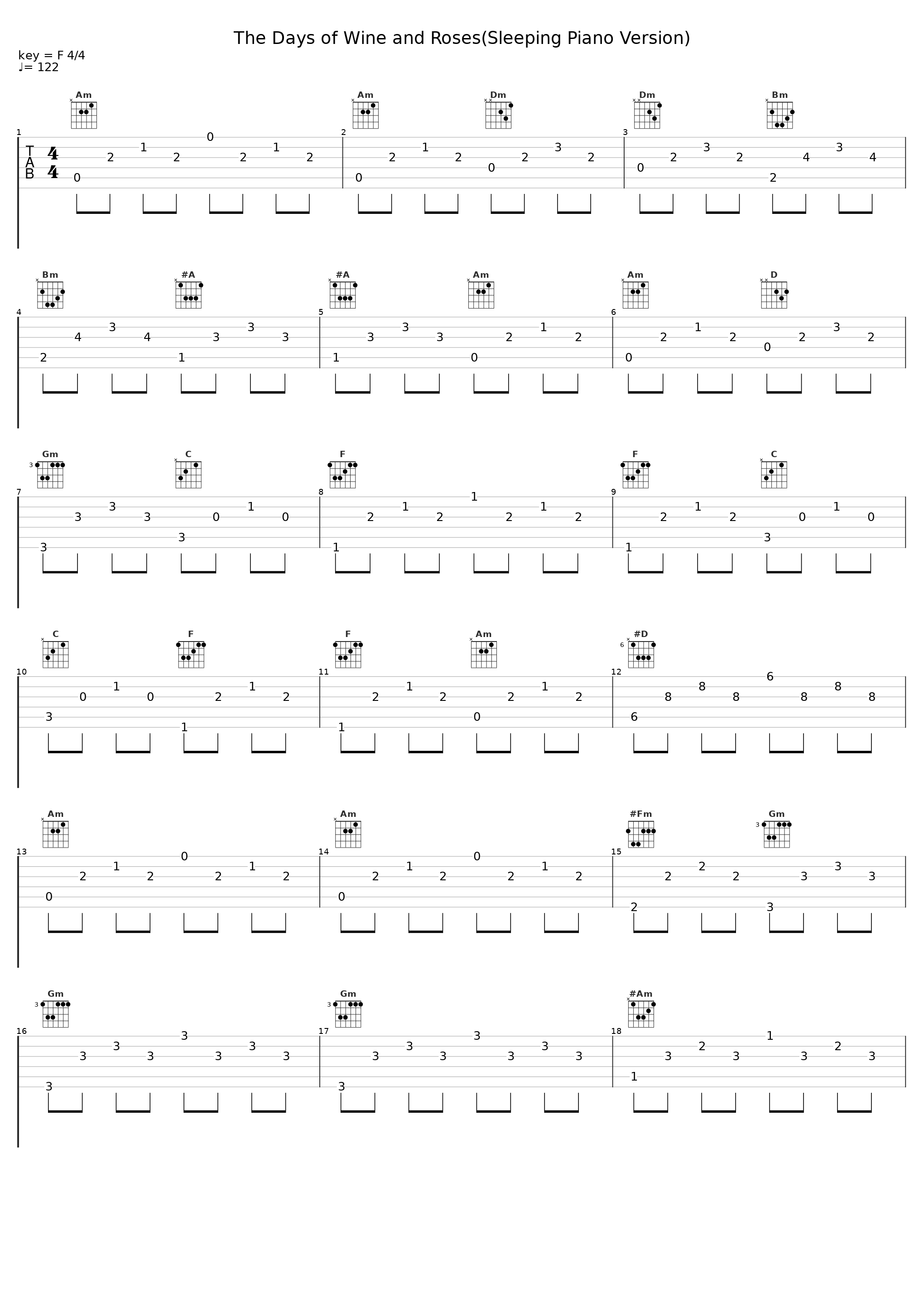The Days of Wine and Roses(Sleeping Piano Version)_Relax α Wave_1
