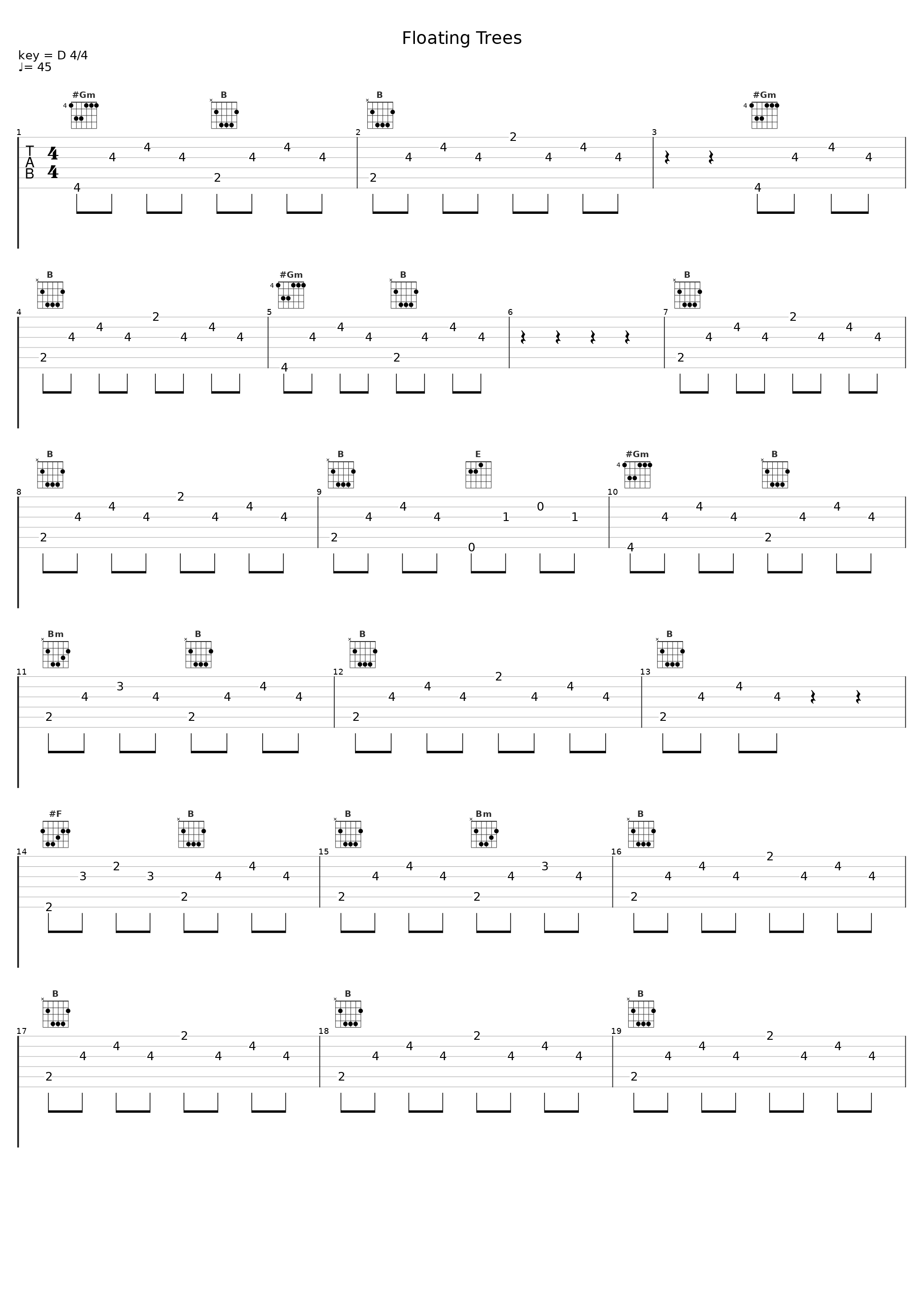 Floating Trees_Sheet Music Boss_1