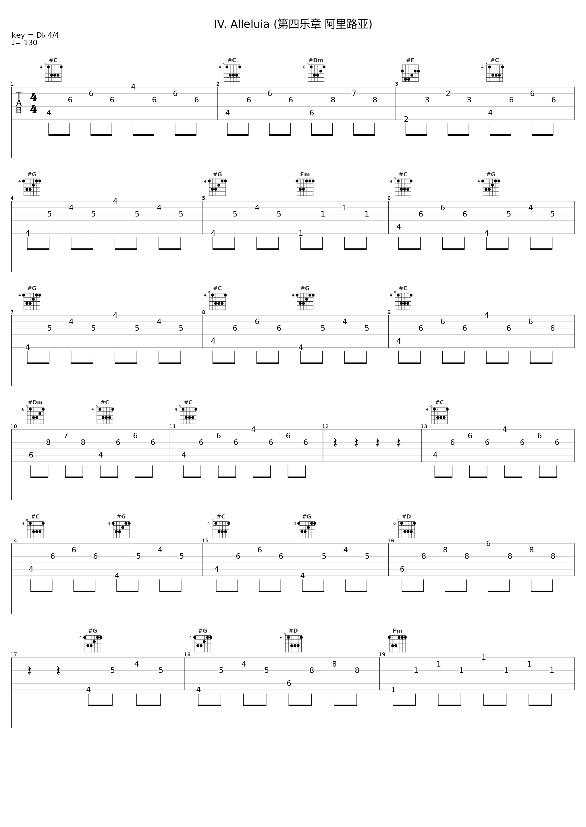 IV. Alleluia (第四乐章 阿里路亚)_New College Choir, Oxford_1