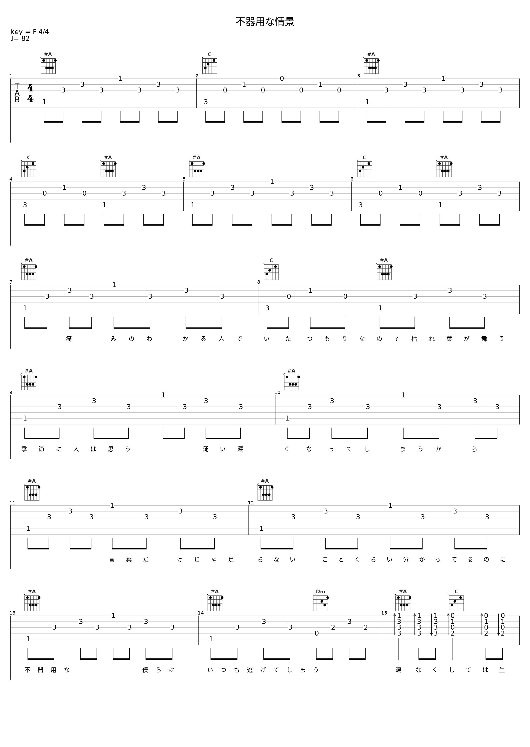 不器用な情景_SPANK PAGE_1